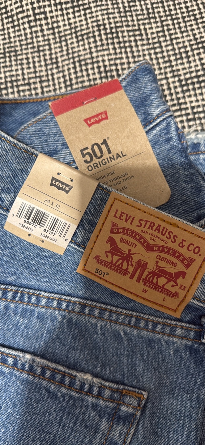 Brand New Levi's 501 Original Jeans - photo 2