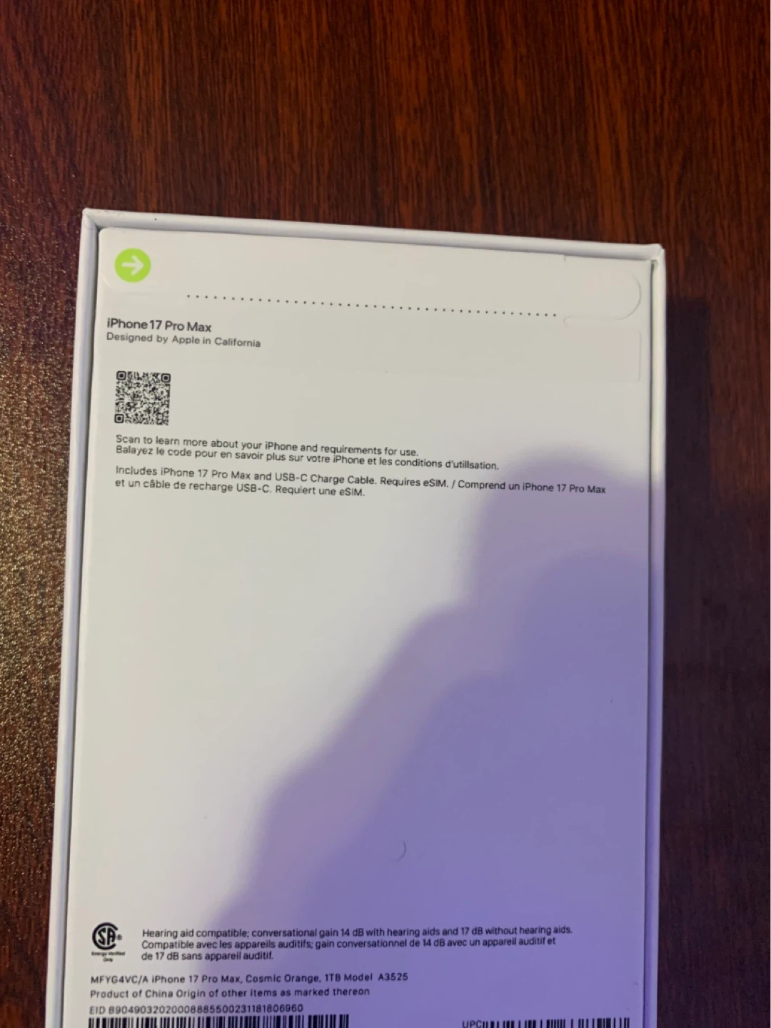 Apple iPhone 17 Pro Max Cosmic Orange - photo 2
