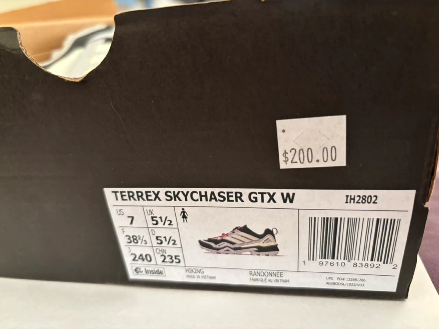 Adidas Terrex Skychaser GTX W Hiking Shoes - Size 7 - photo 2
