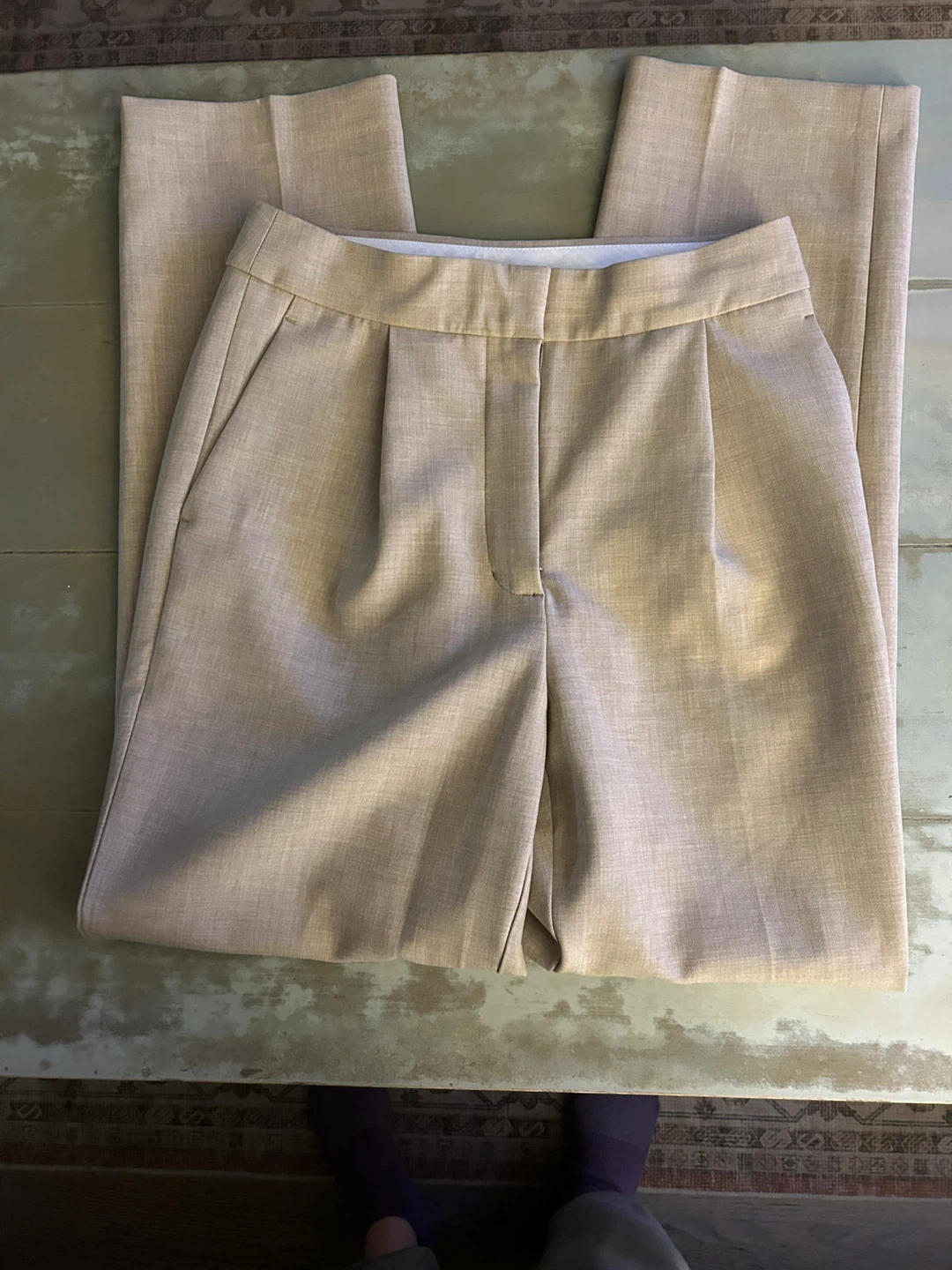 Wilfred Pleated High Rise Straight Leg Pant - photo 3