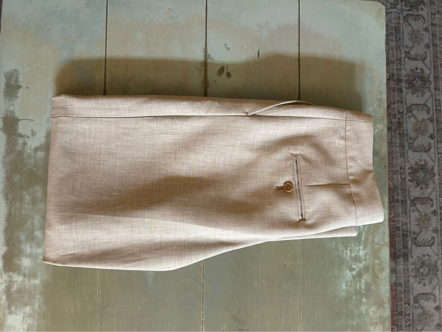 Wilfred Pleated High Rise Straight Leg Pant - photo 4