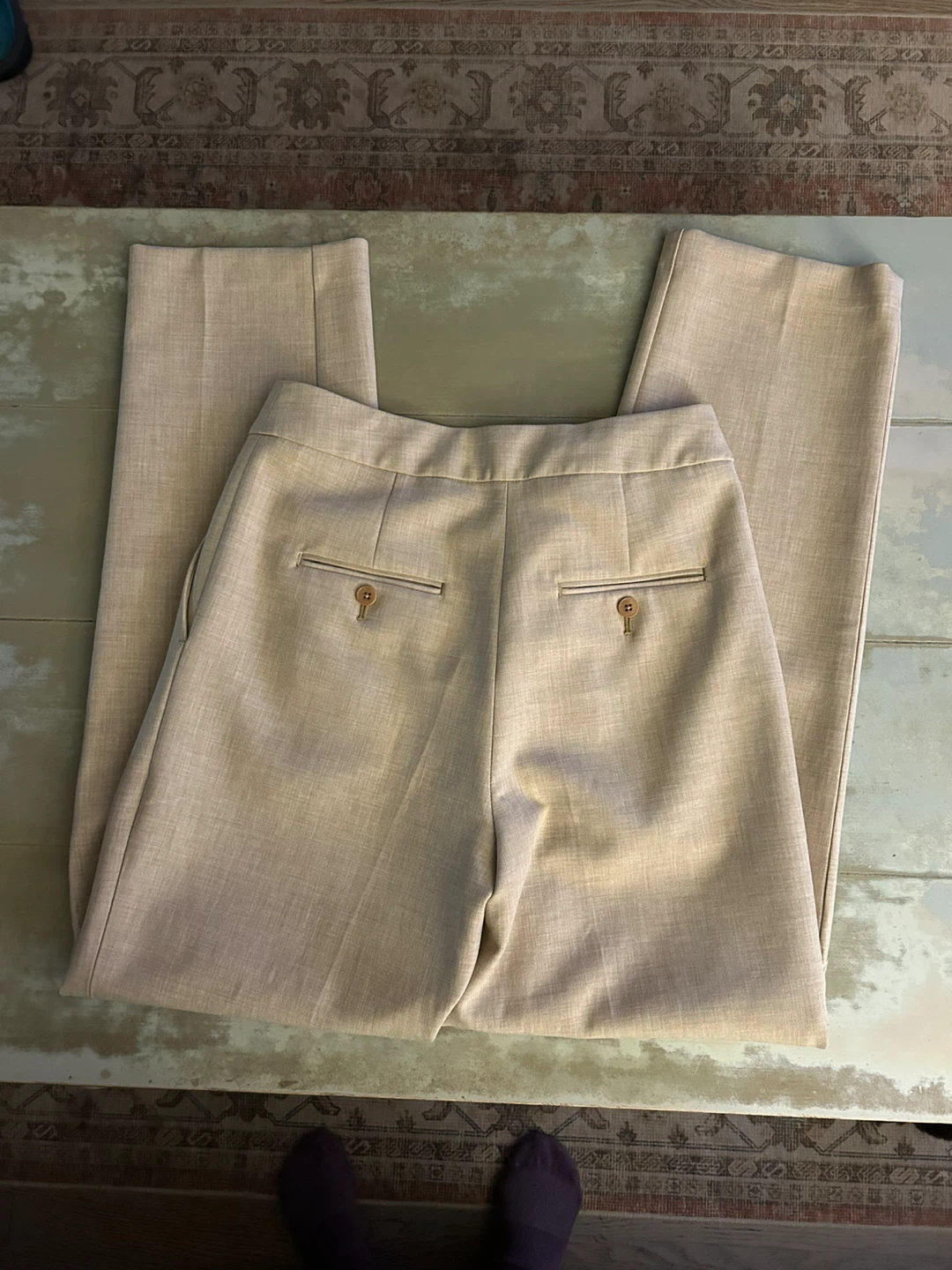Wilfred Pleated High Rise Straight Leg Pant - photo 2
