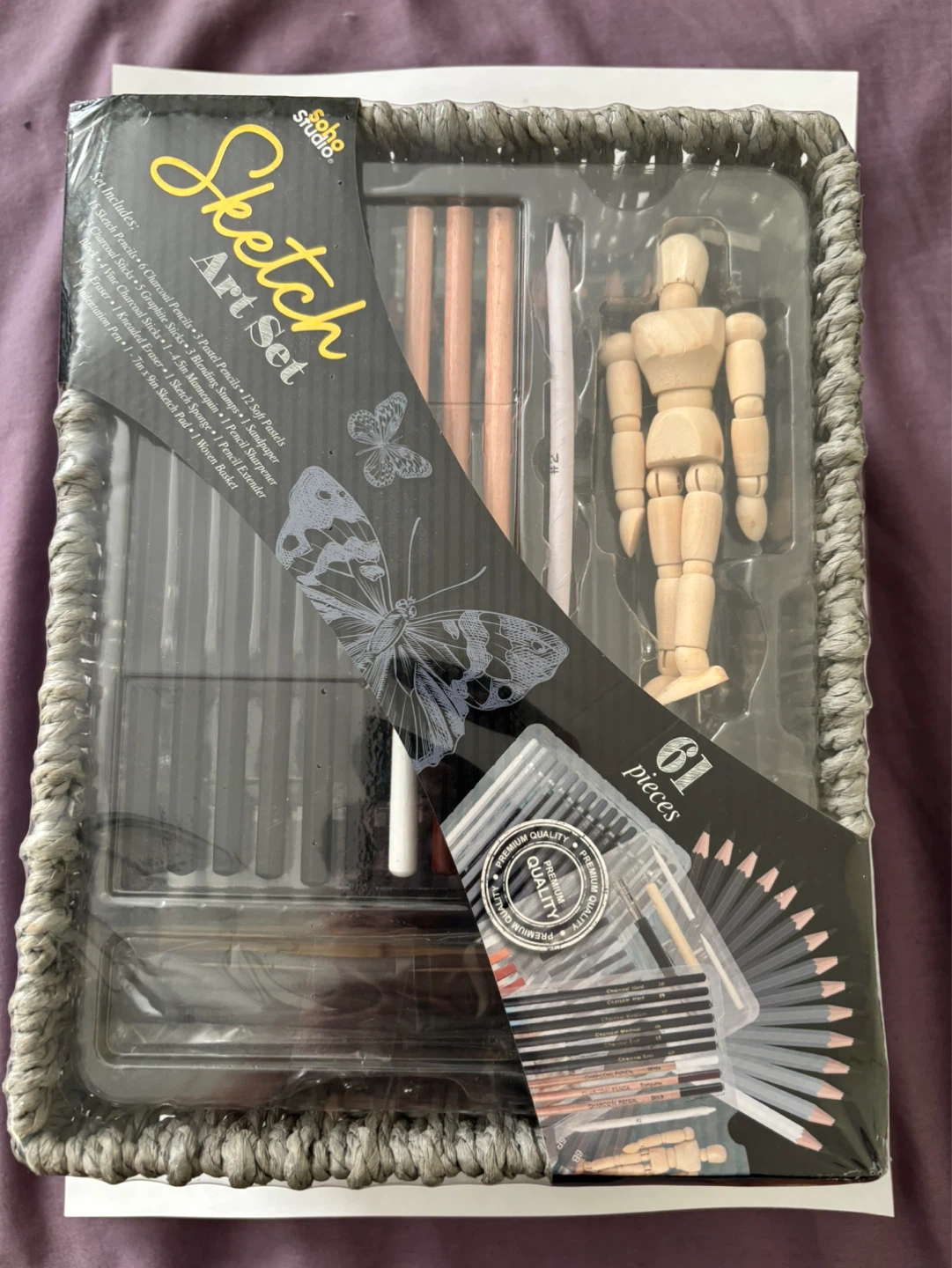 Soho Studio Sketch Art Set - 61 Pieces