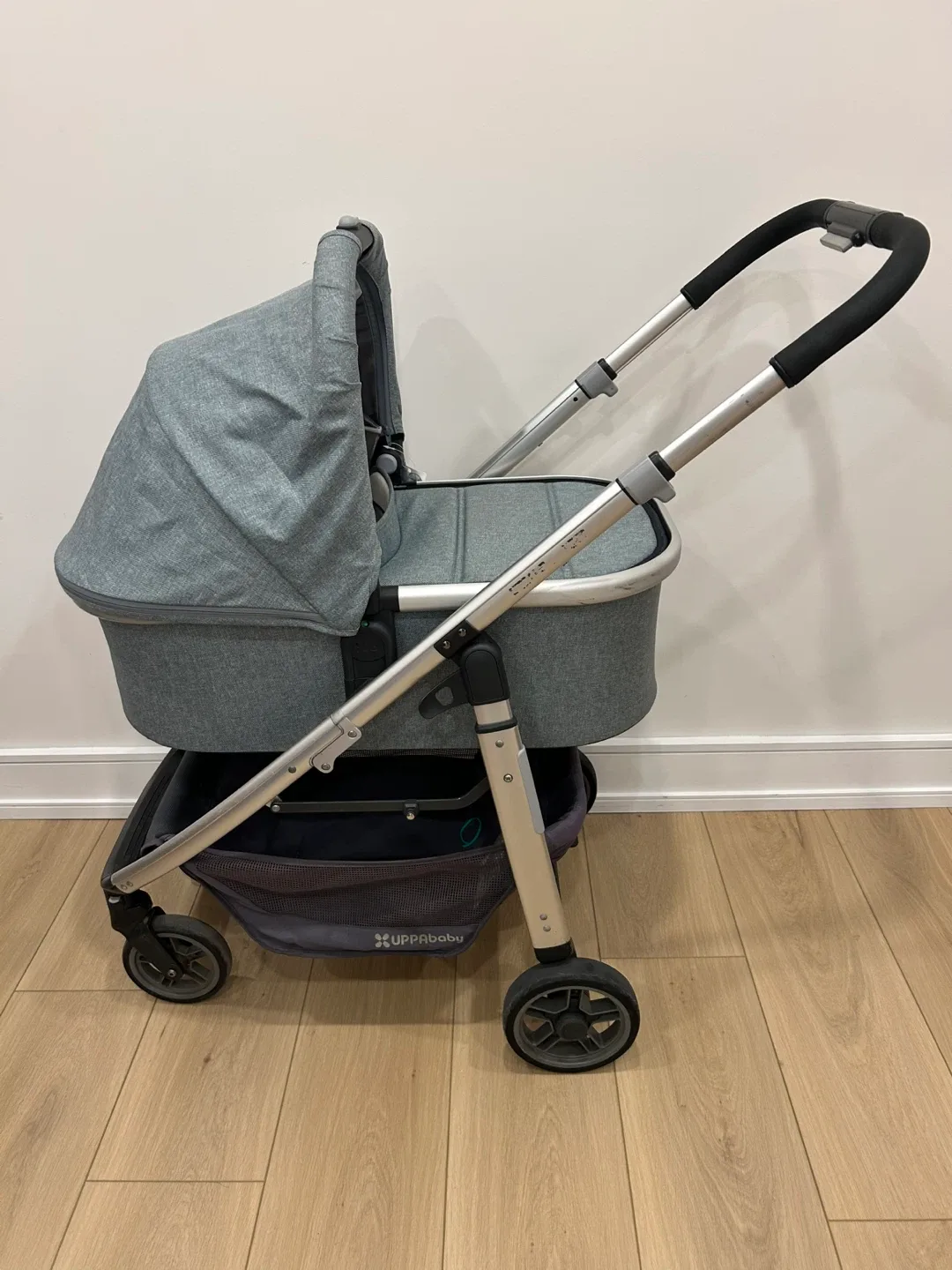 UPPAbaby Cruz Stroller with Bassinet Attachment