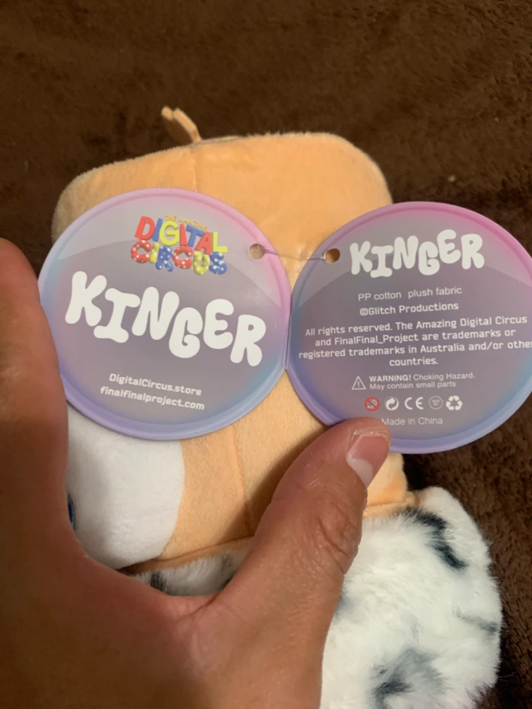 Kinger The Amazing Digital Circus 12-inch Plush Toy - photo 3