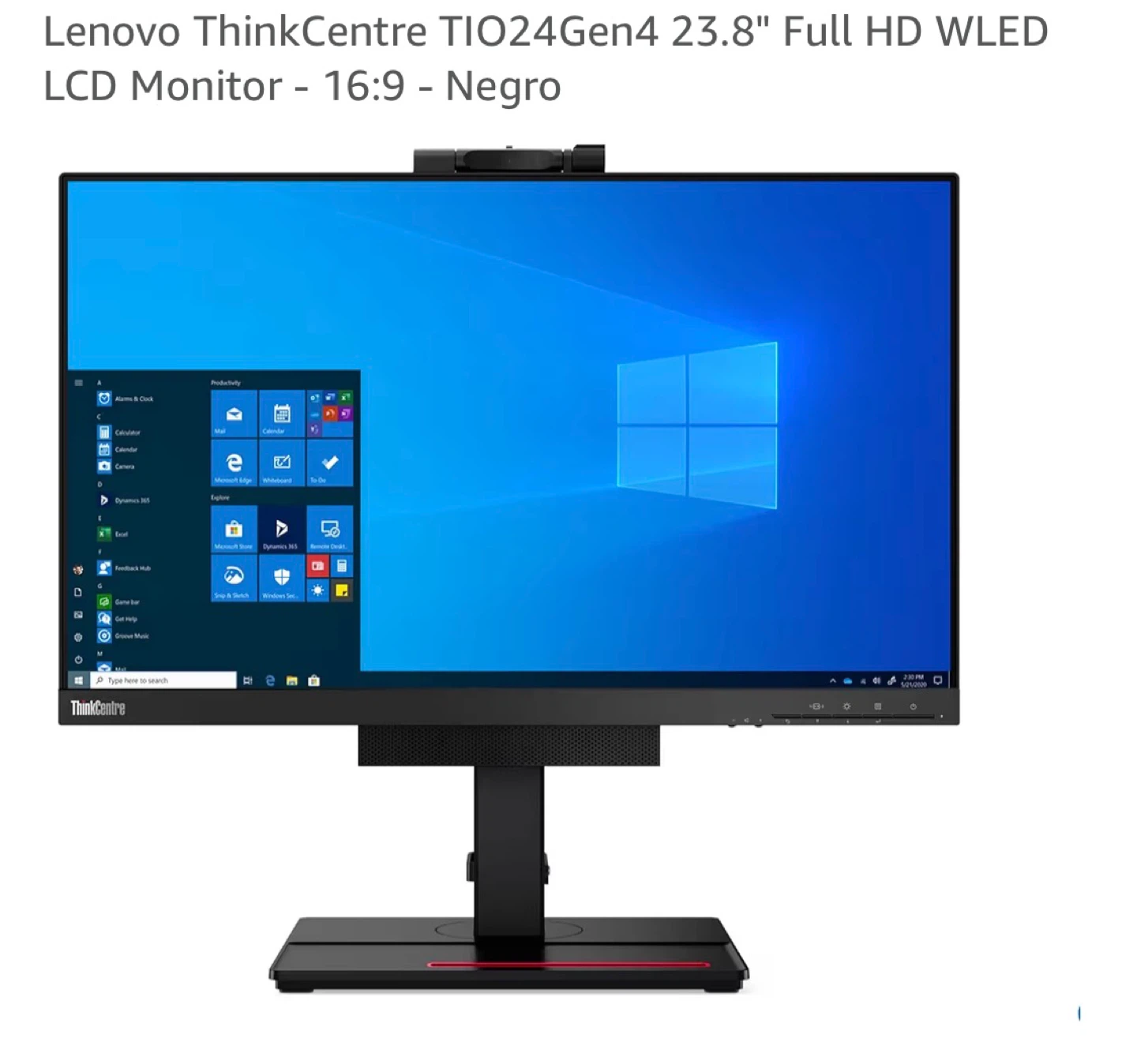 Lenovo ThinkCentre PrivateVue Monitor with Webcam - photo 2