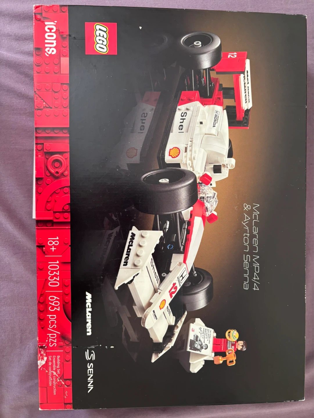 LEGO Icons McLaren MP4/4 & Ayrton Senna 10330