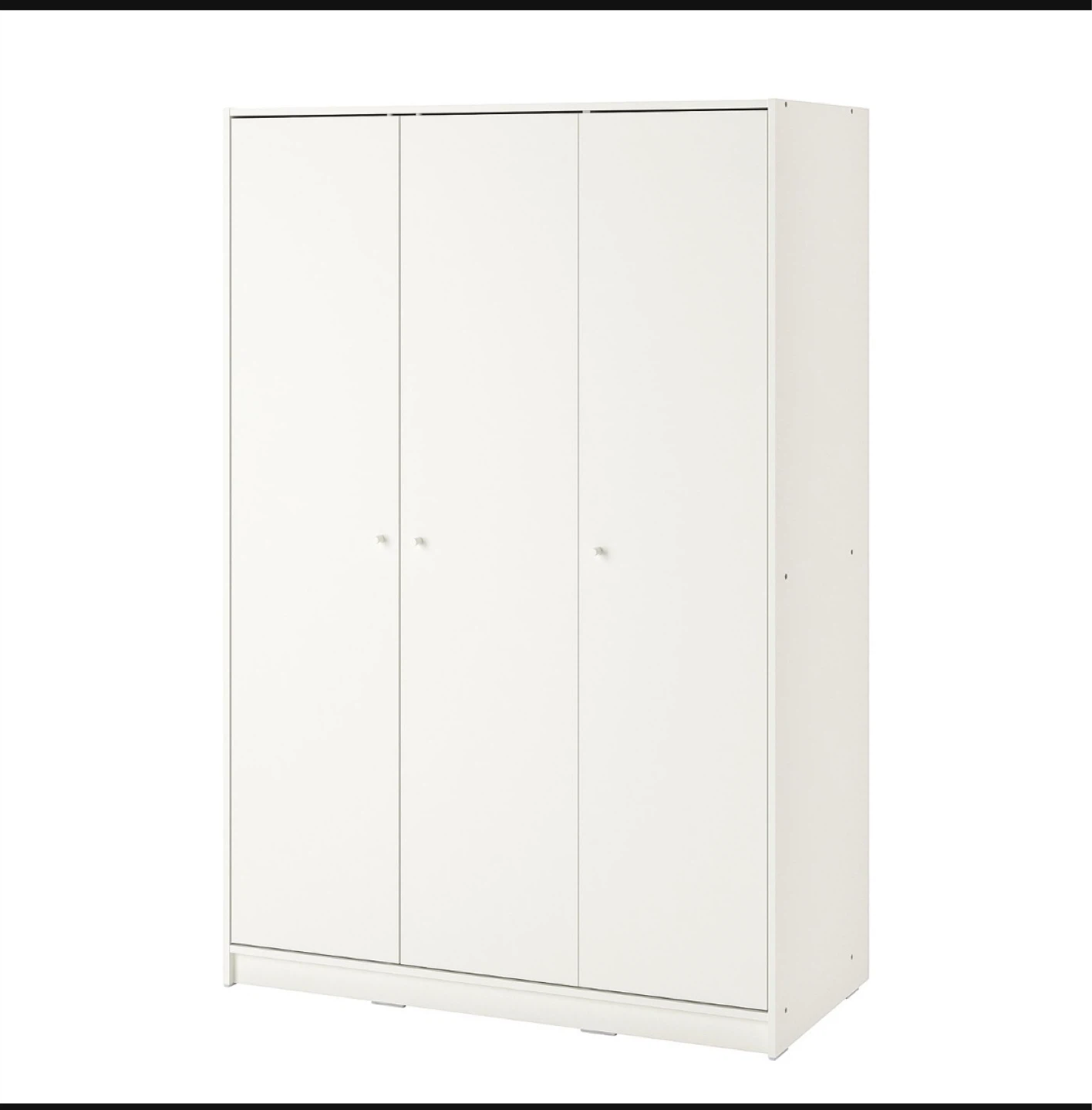 IKEA White 3-Door Wardrobe