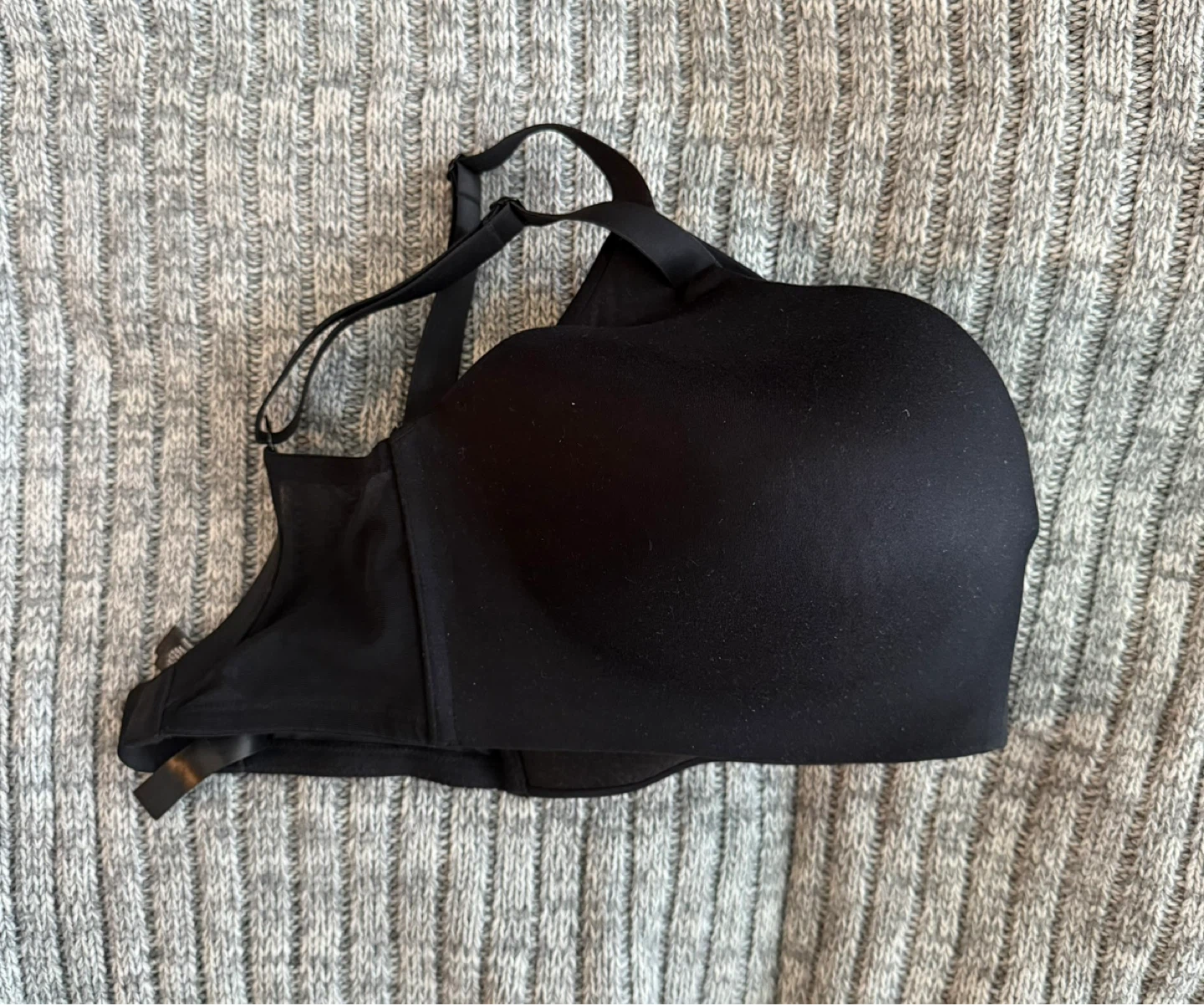 Black Full Coverage Bra - photo 3