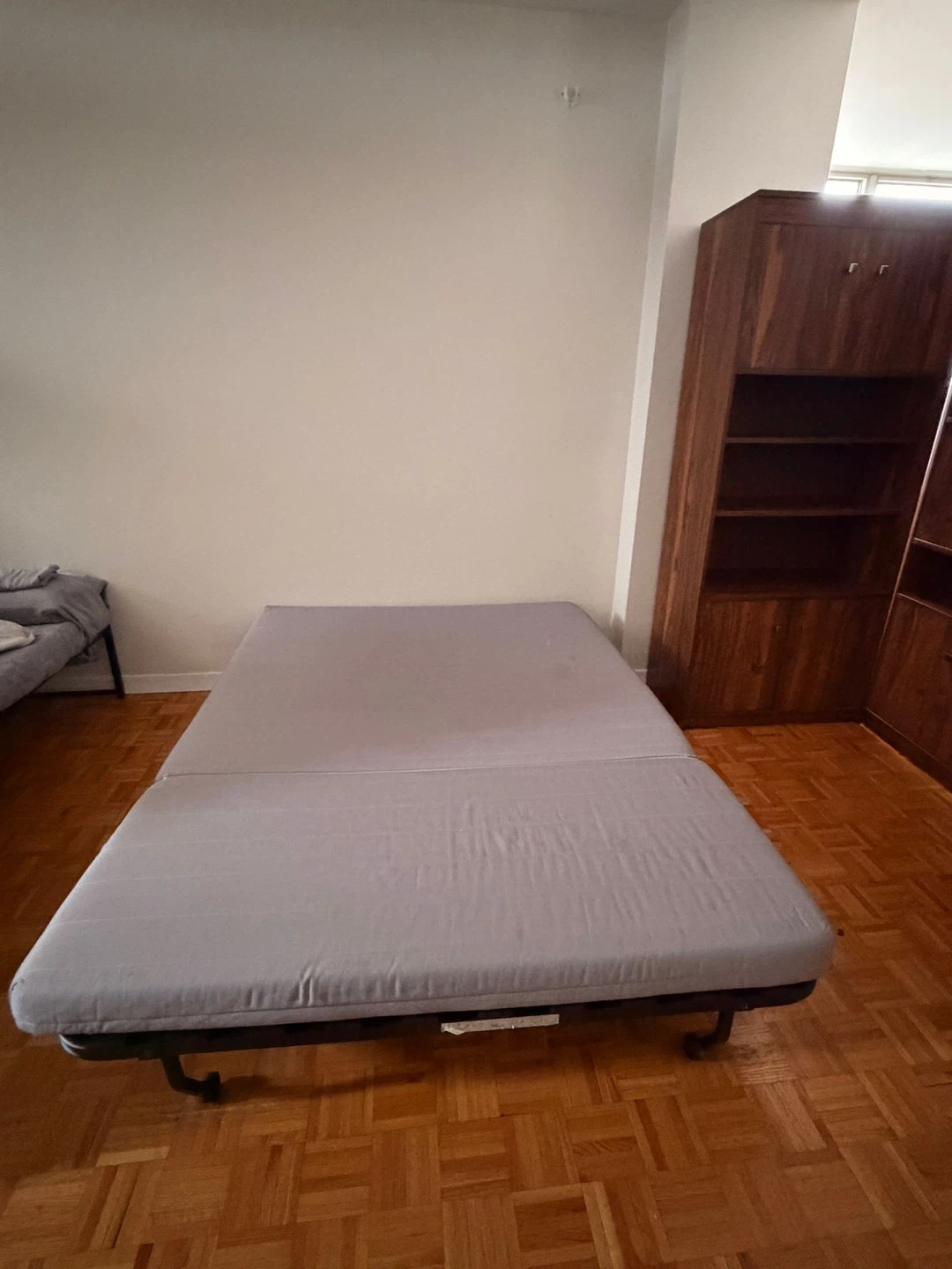 Grey Foldable Sofa Bed / Futon