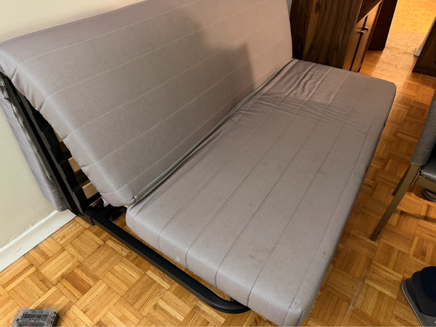 Grey Foldable Sofa Bed / Futon - photo 2