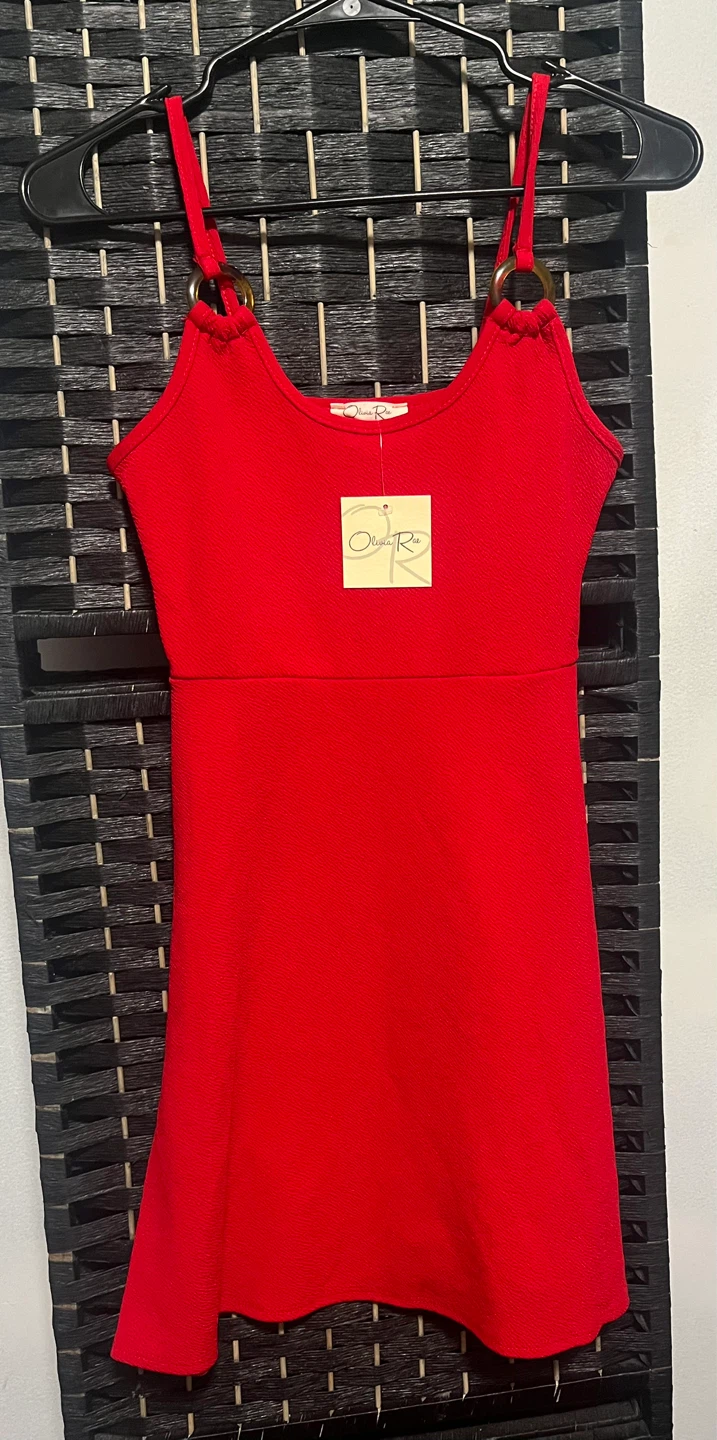 Olivia Rose Red Spaghetti Swith size S/M/L - photo 2