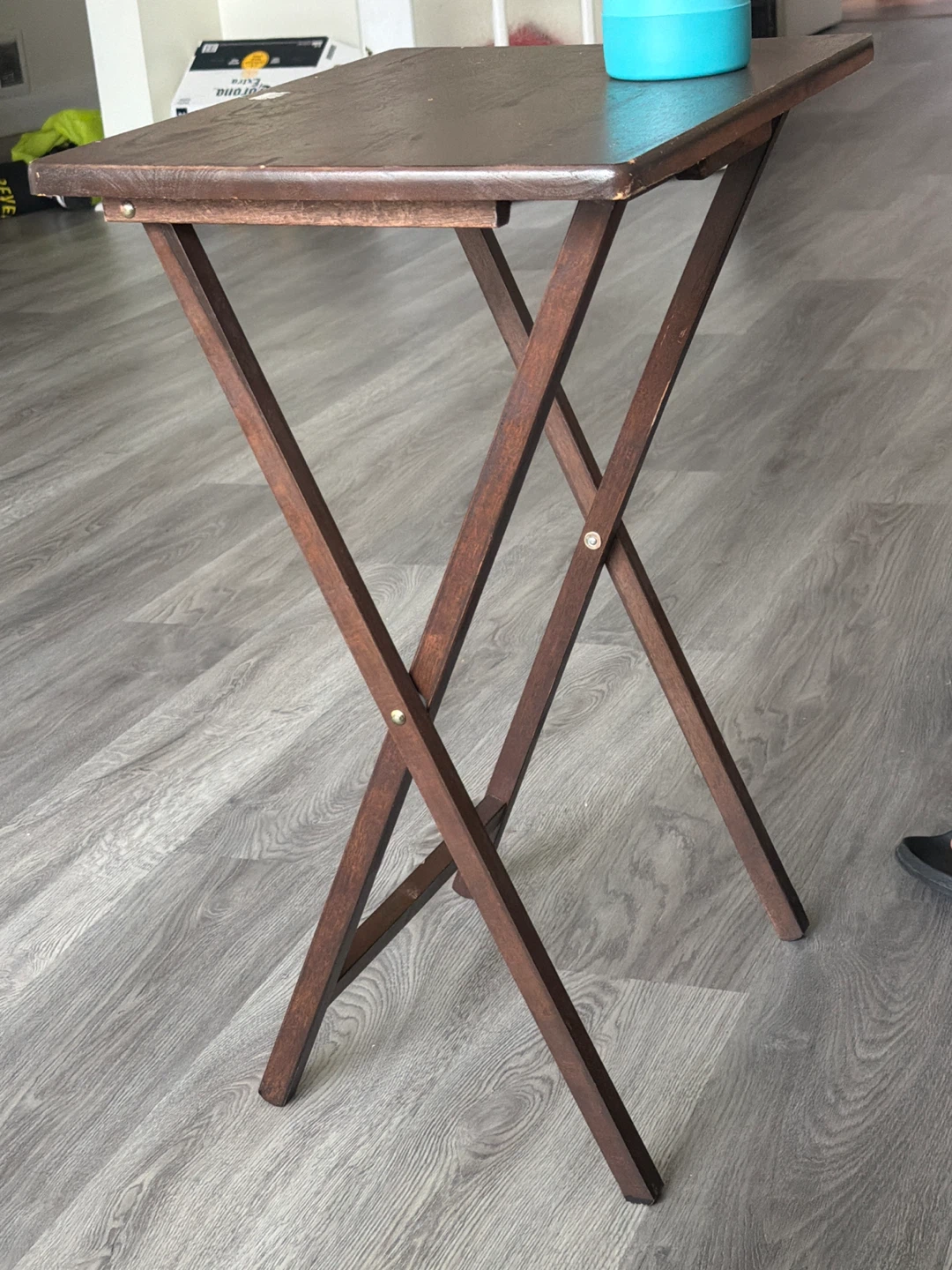 Wooden TV Tray Table