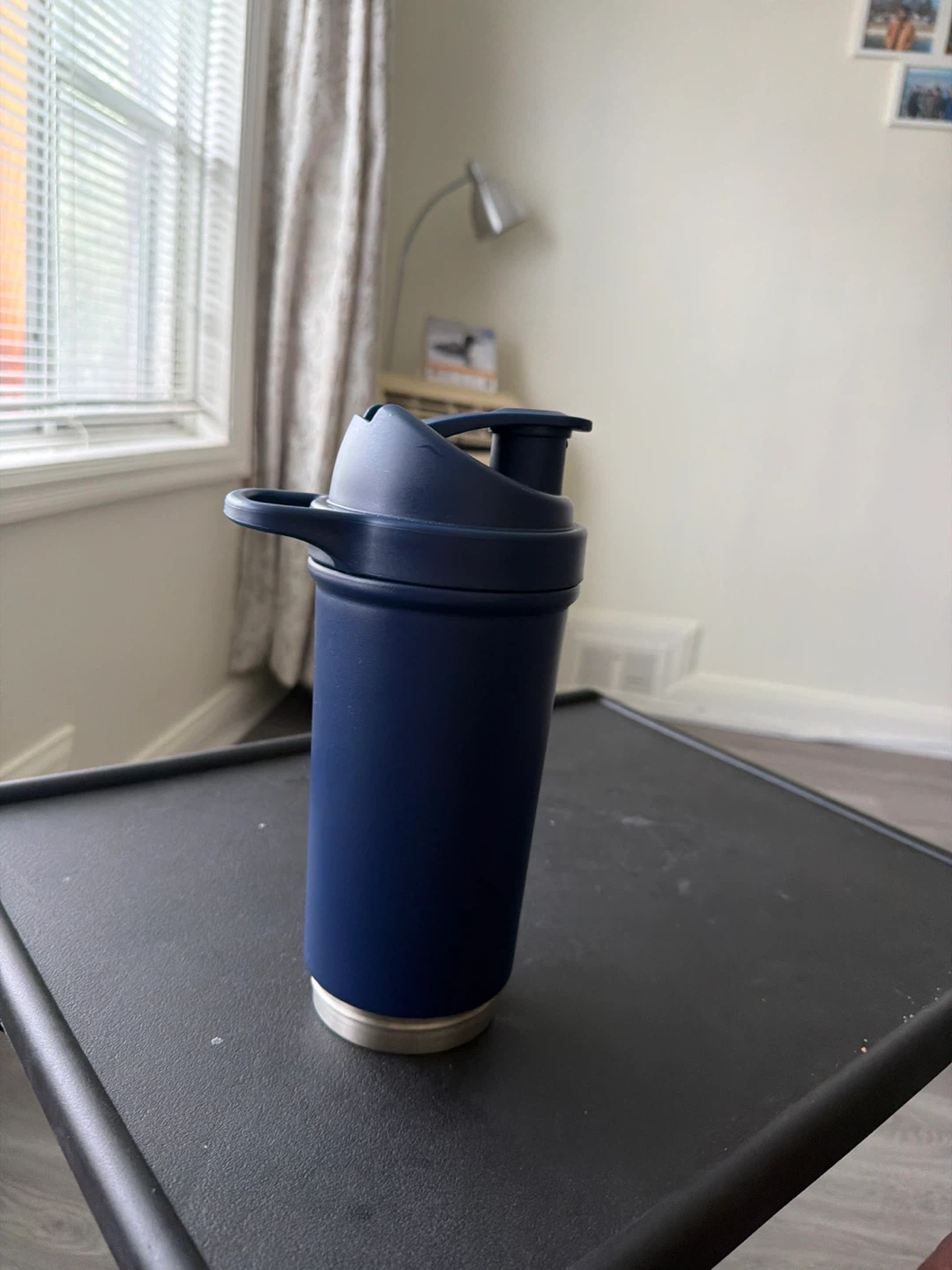 Navy Blue Shaker Bottle