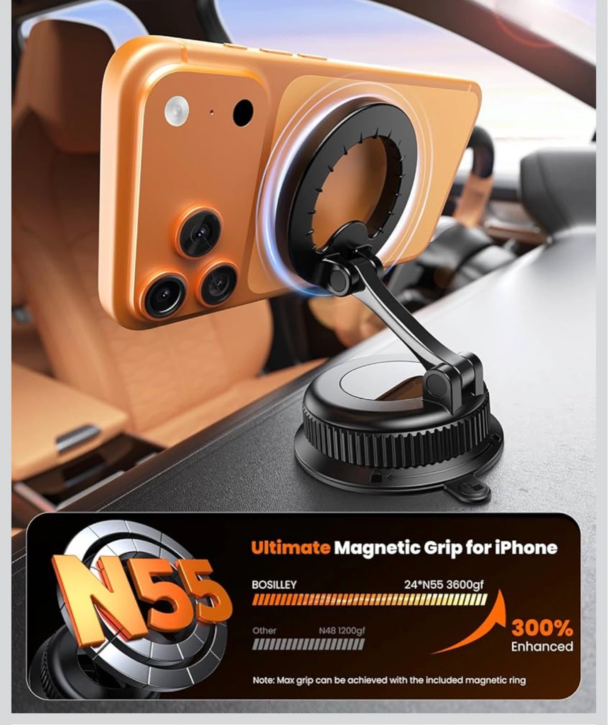 Magnetic Car Phone Mount - Brand new - photo 4