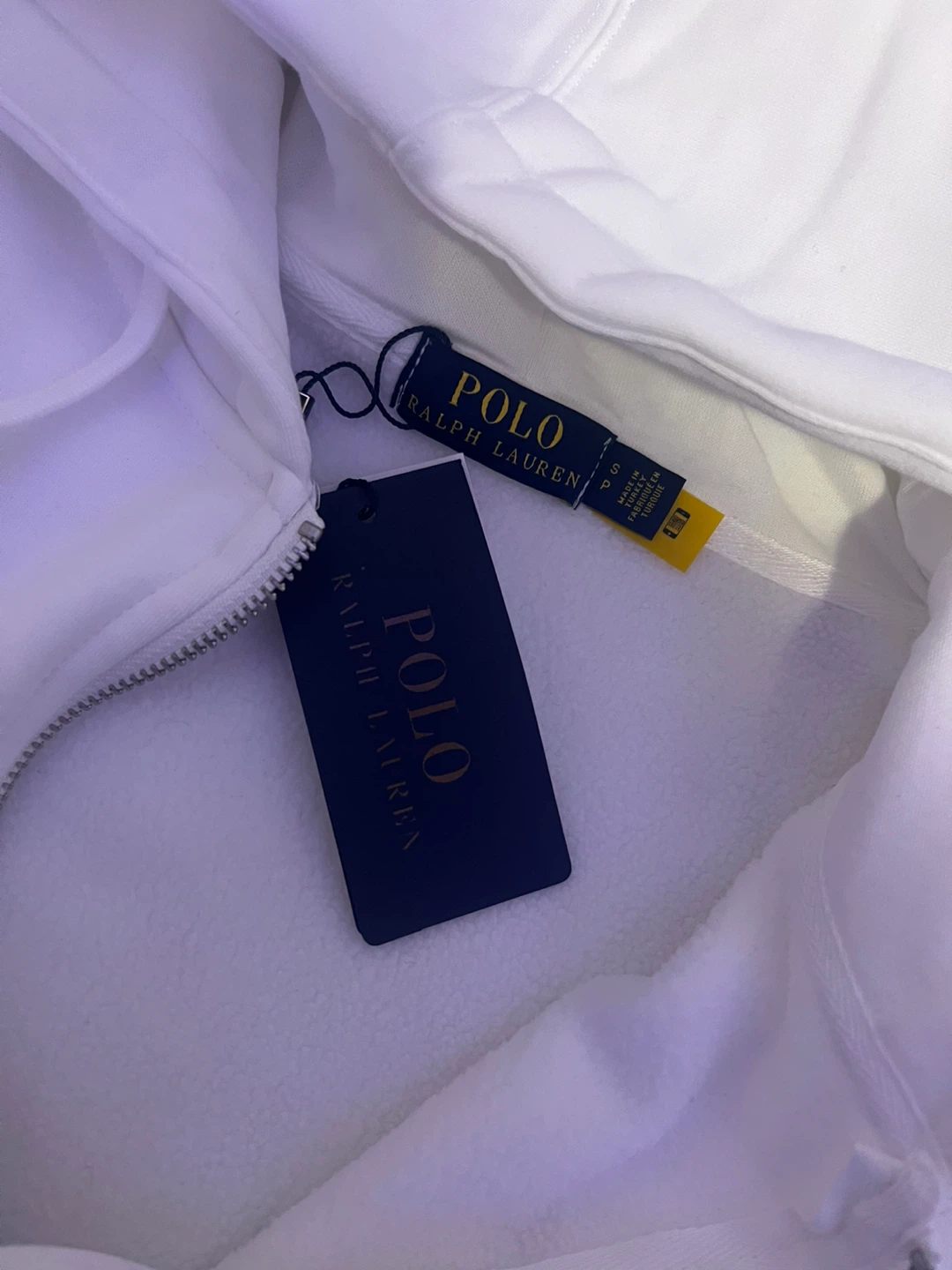 Polo Ralph Lauren White Zip-Up Hoodie - photo 4