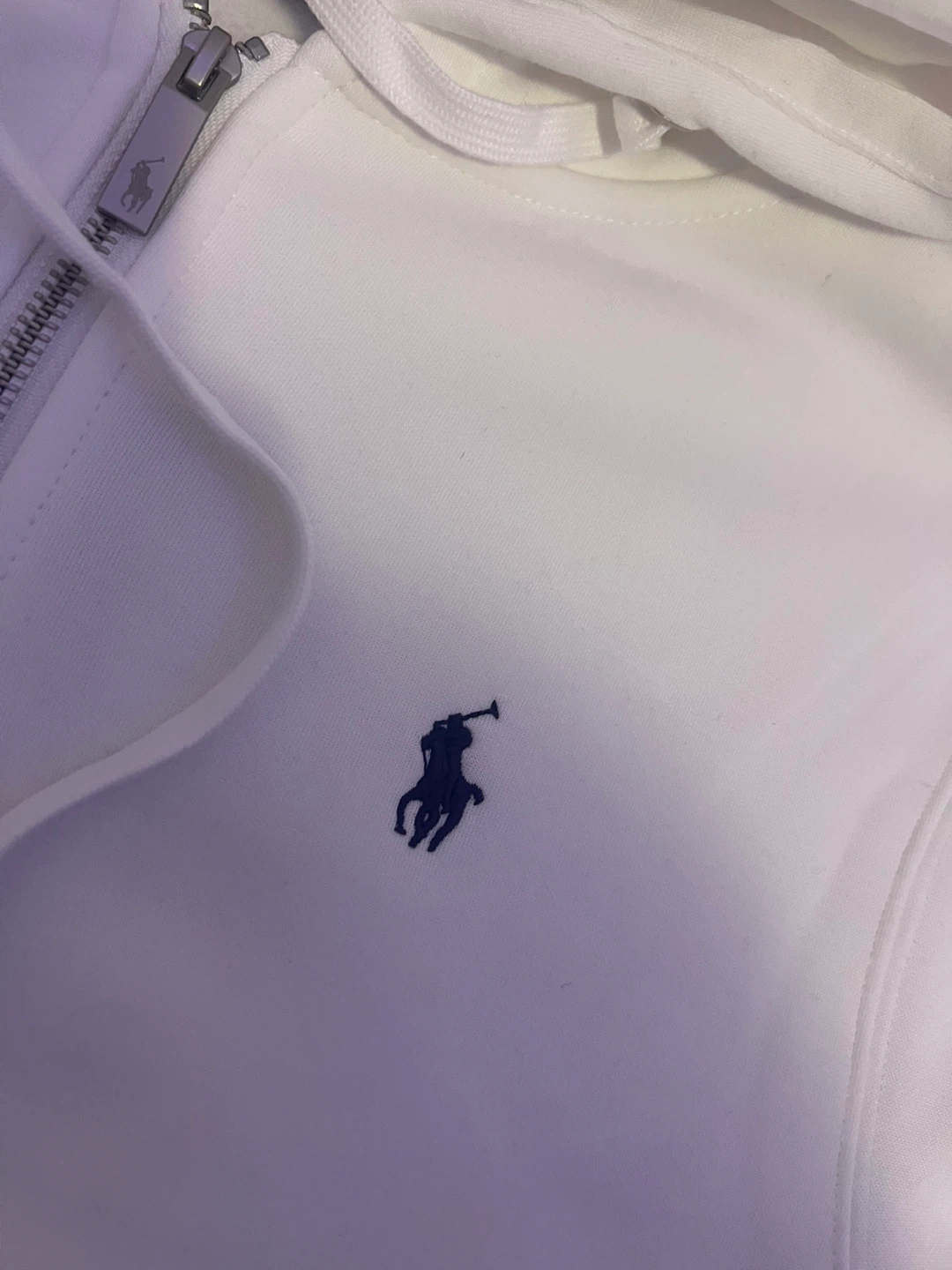 Polo Ralph Lauren White Zip-Up Hoodie - photo 2