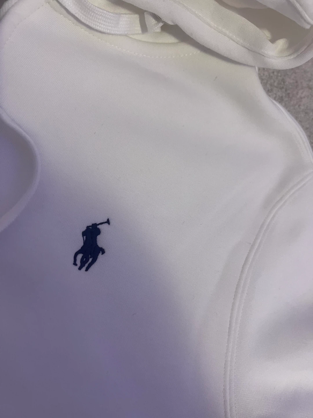 Polo Ralph Lauren White Zip-Up Hoodie - photo 3
