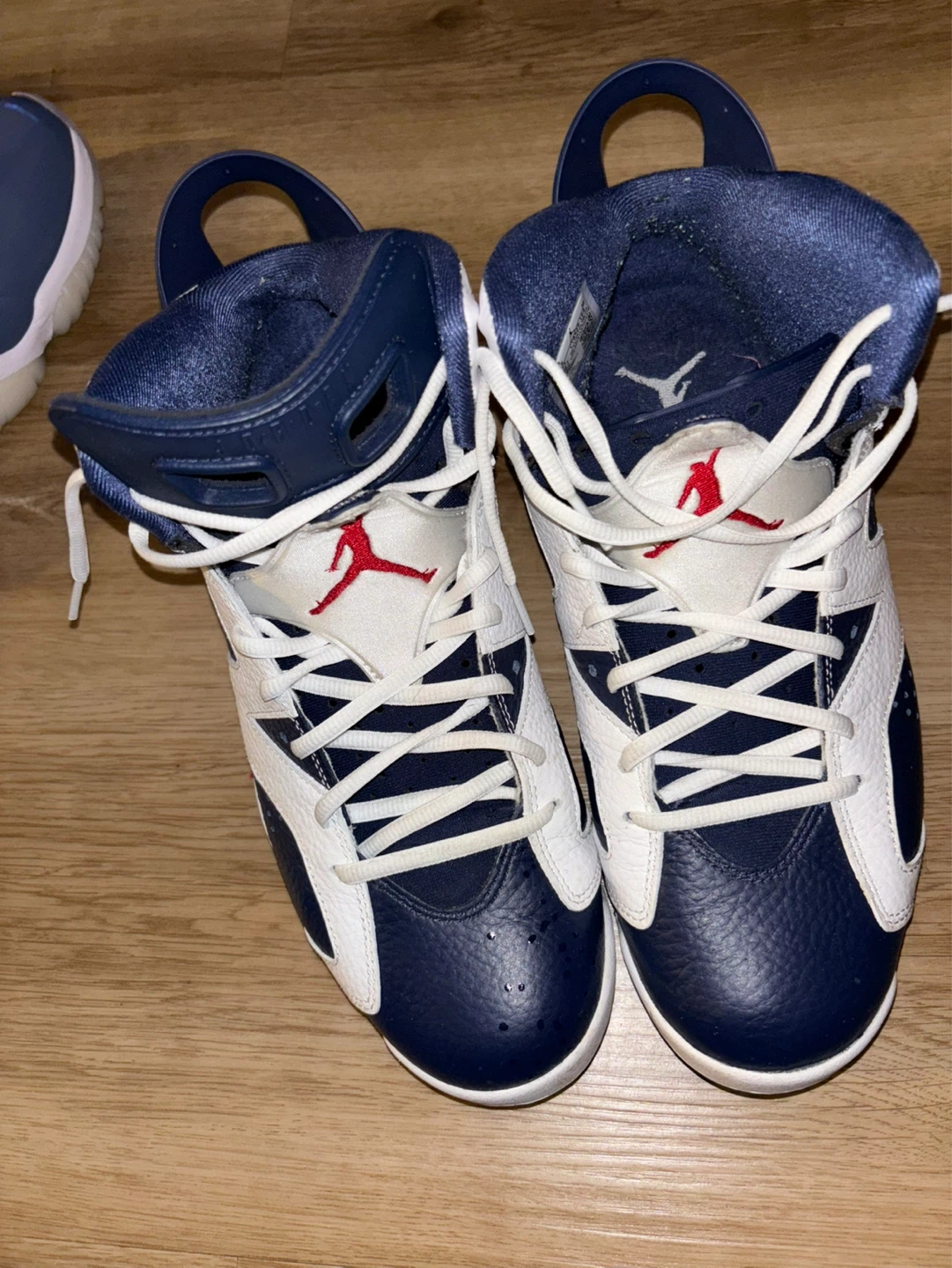 Air Jordan 6 Retro Navy White (10.5) - photo 3