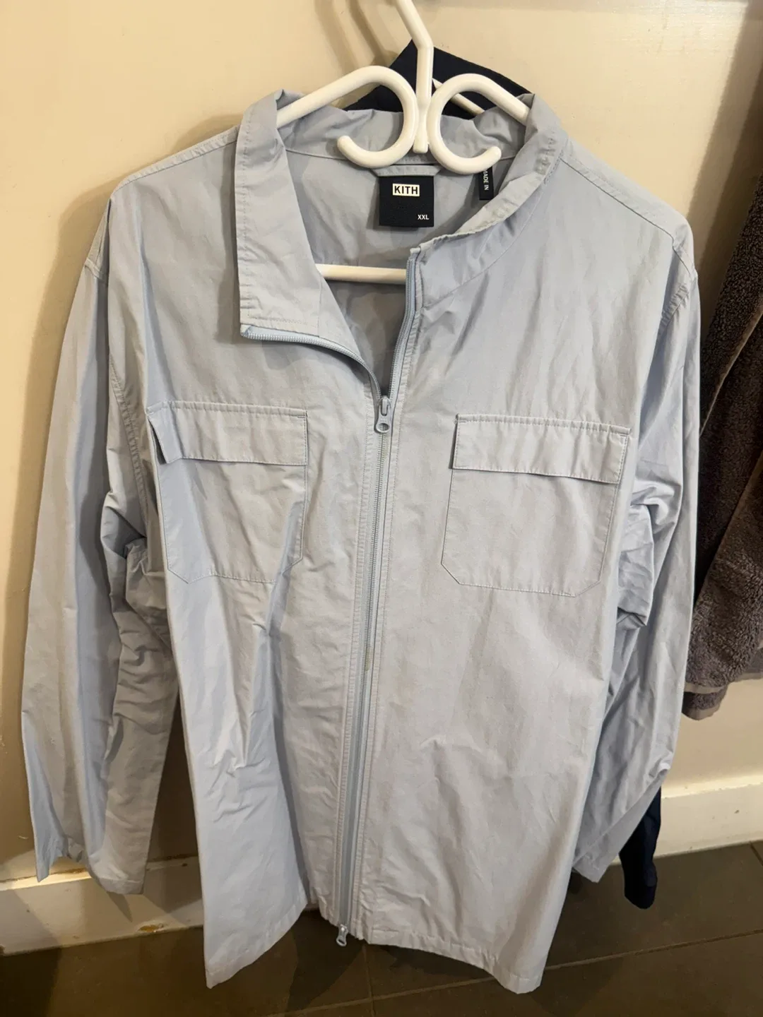 Kith Full Zip Jacket XXL Light Blue