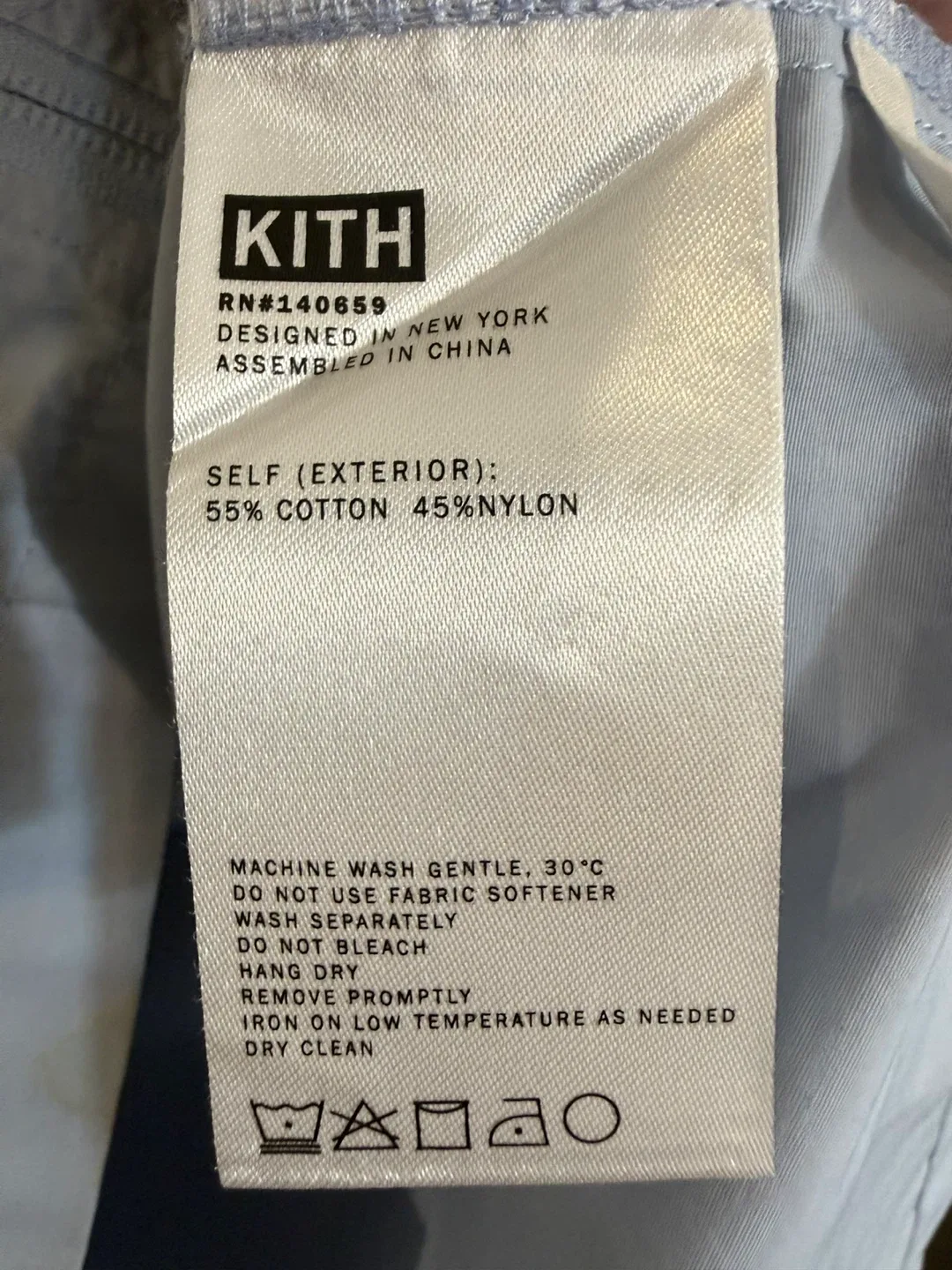 Kith Full Zip Jacket XXL Light Blue - photo 3