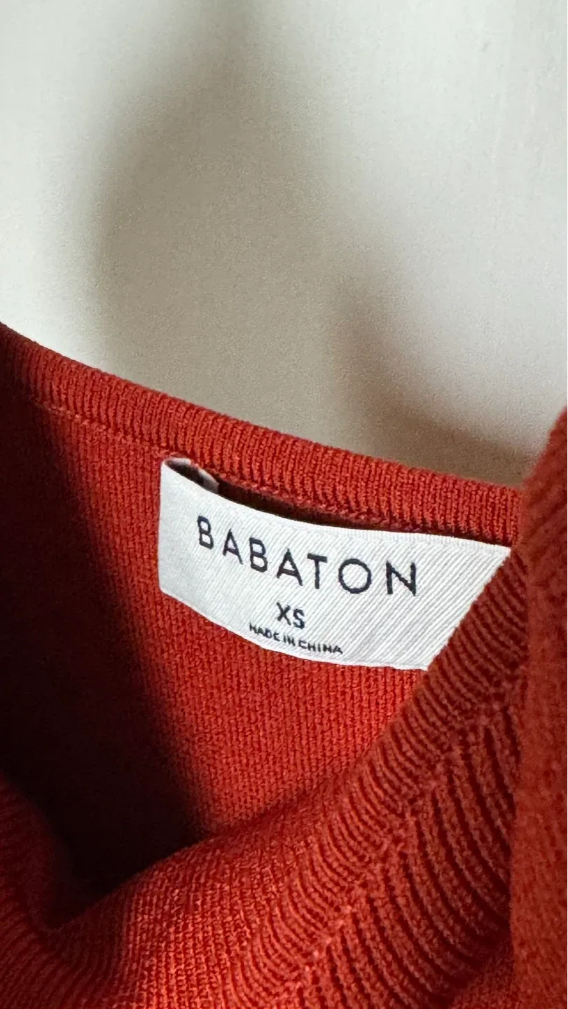 Aritzia Babaton Lariat Dress - Red, XS - photo 5