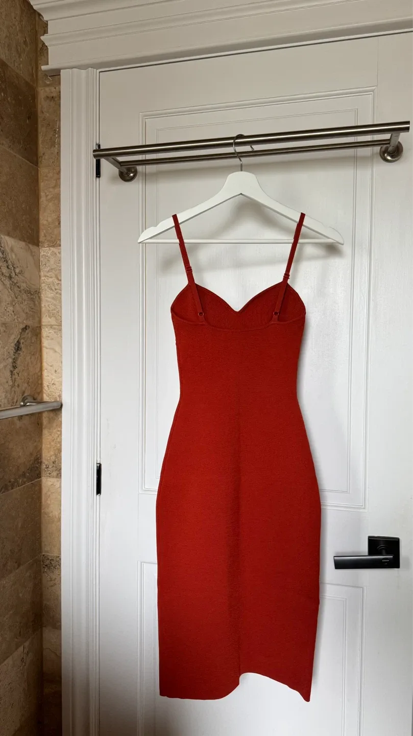 Aritzia Babaton Lariat Dress - Red, XS - photo 3
