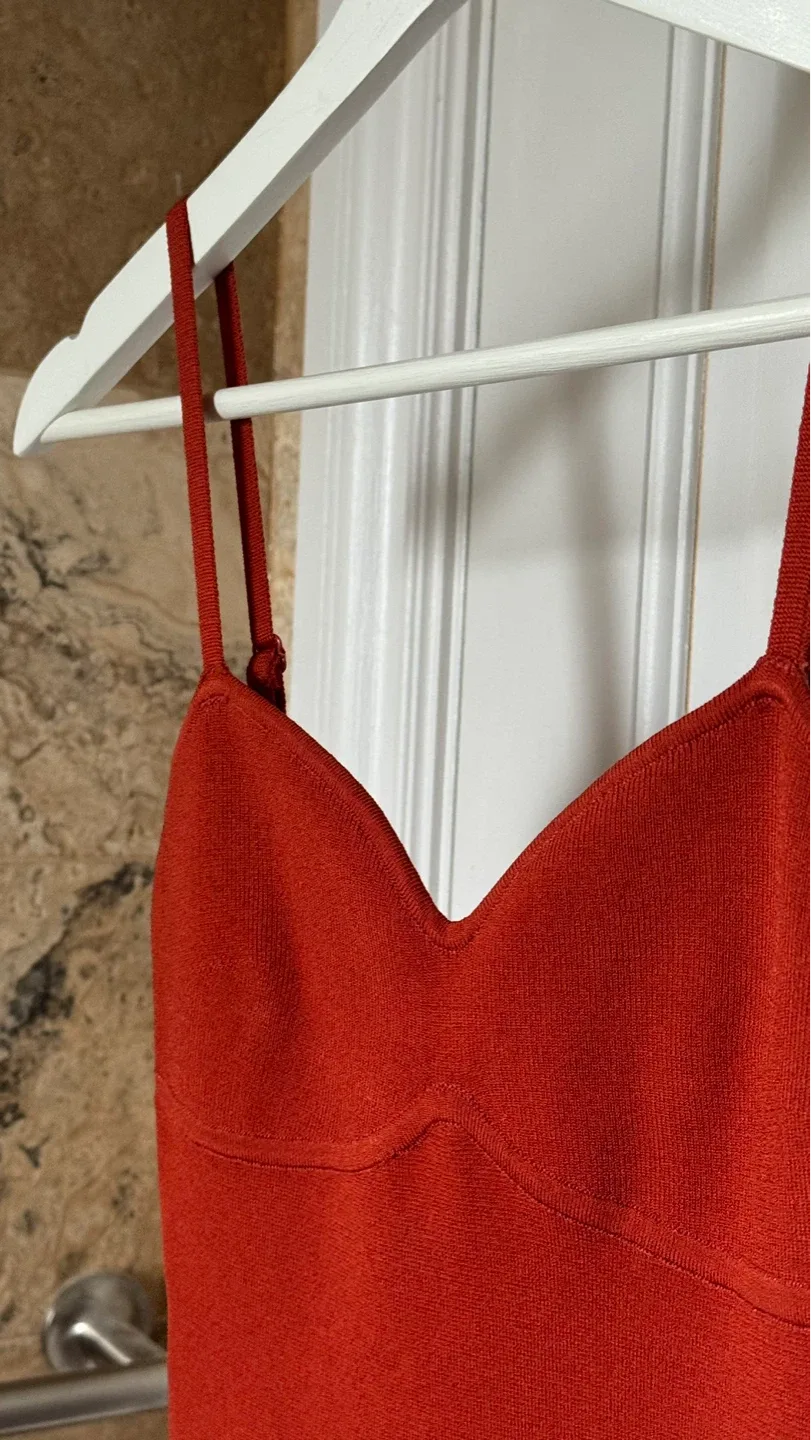 Aritzia Babaton Lariat Dress - Red, XS - photo 2