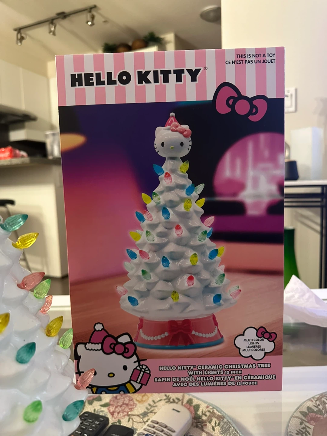 Hello Kitty Ceramic Christmas Tree with Lights 12 inch - photo 2