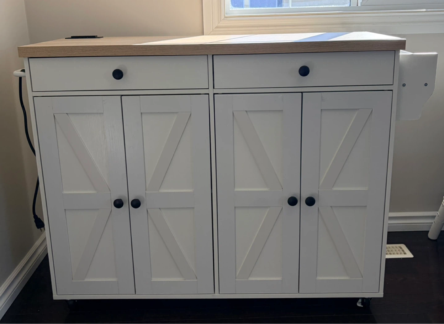 Kitchen island cart