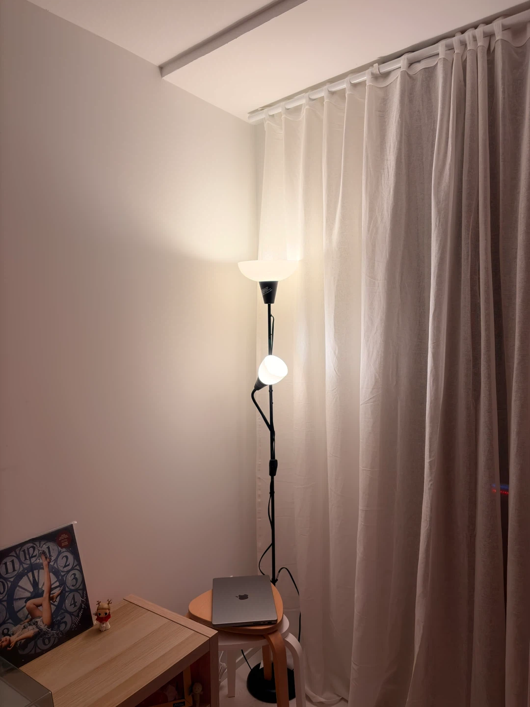 Ikea Tagarp Floor Lamp with two bulbs