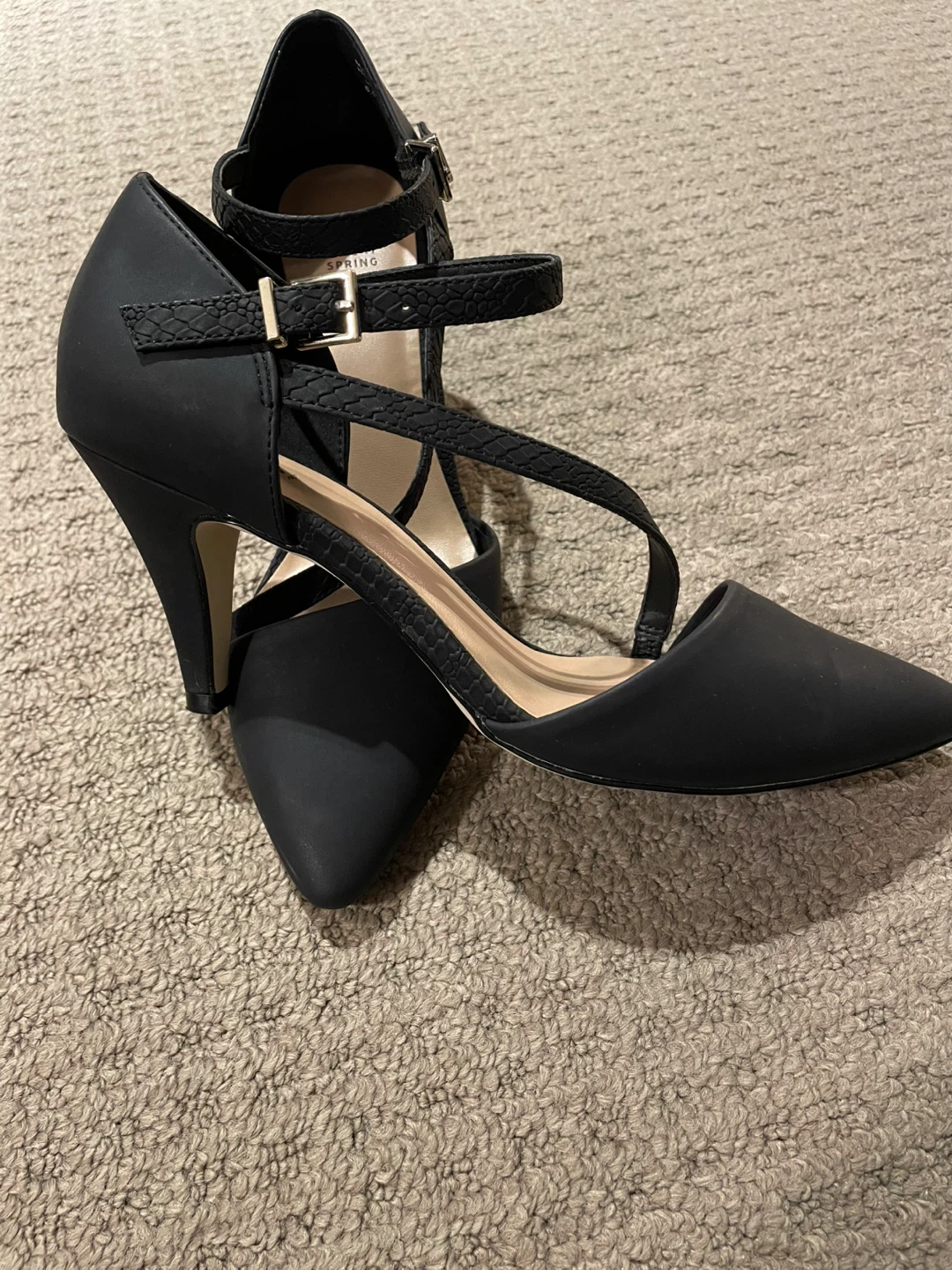 Call It Spring Black D'Orsay Heels - photo 2