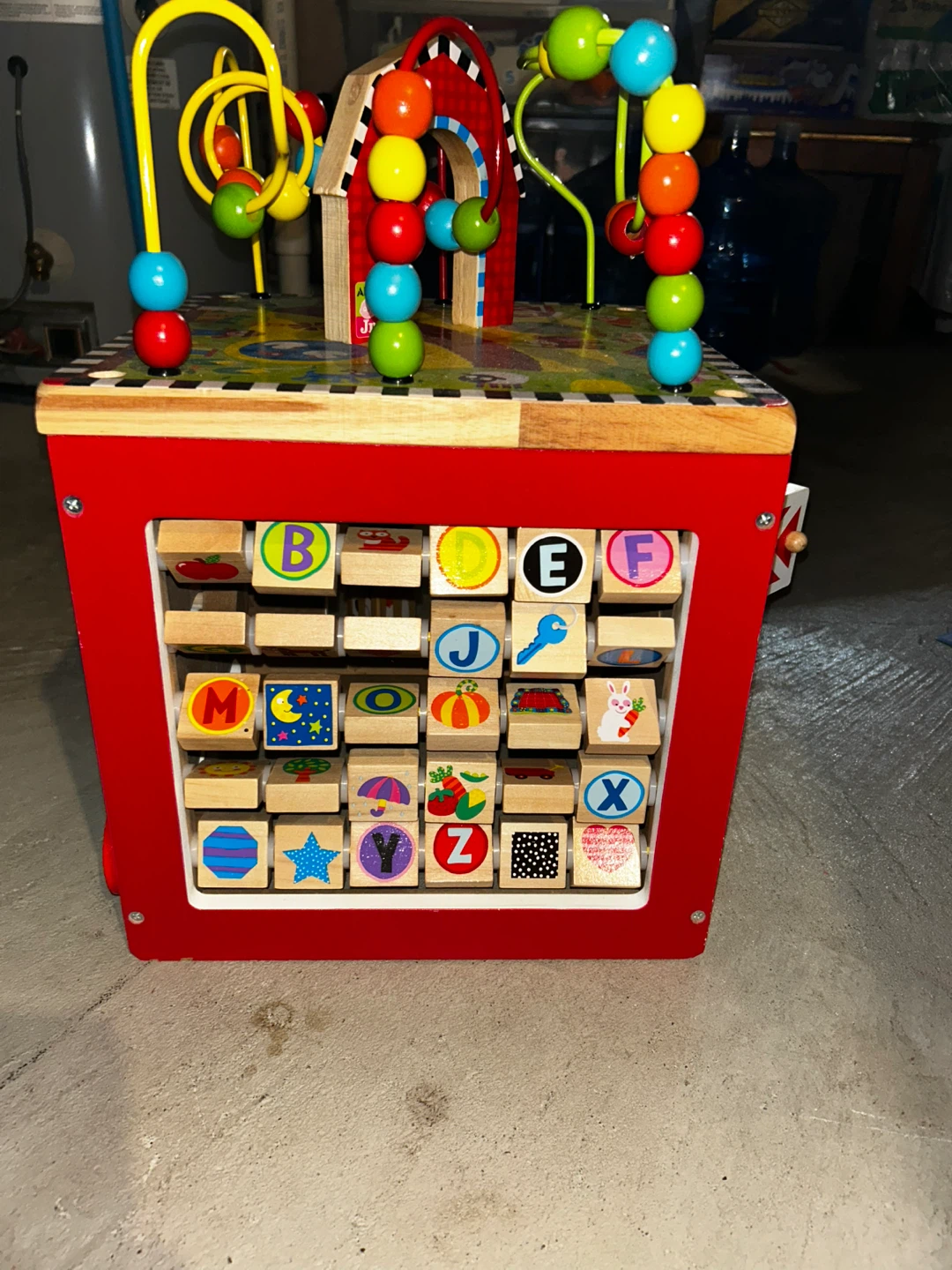 Wooden Activity Cube Toy