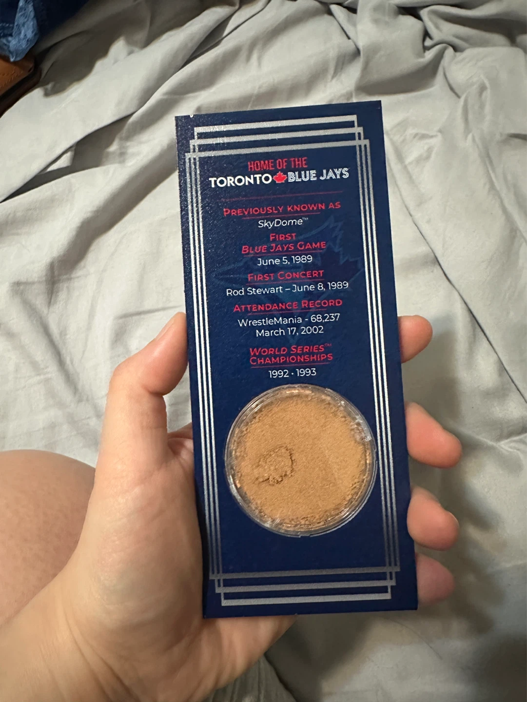Rogers Centre Game-Used Field Dirt Collectible