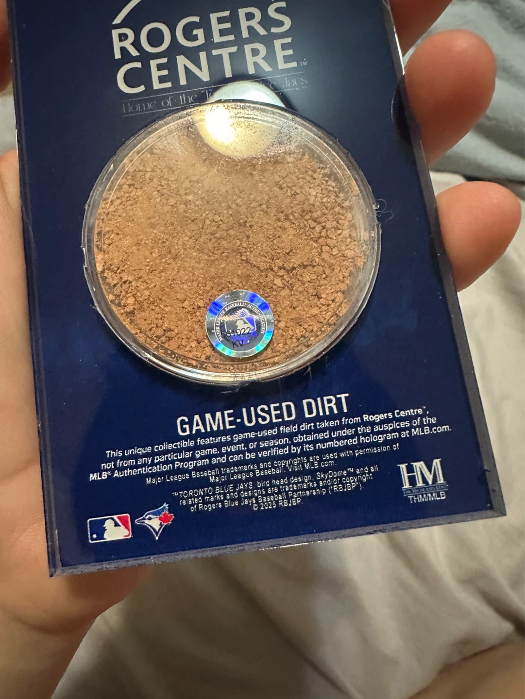 Rogers Centre Game-Used Field Dirt Collectible - photo 3