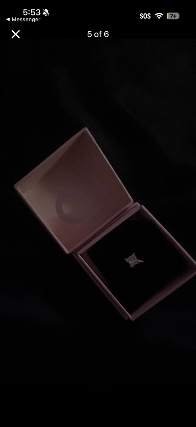 Pandora Princess Cut ring💍 originally 1300/ brand new with box - photo 3