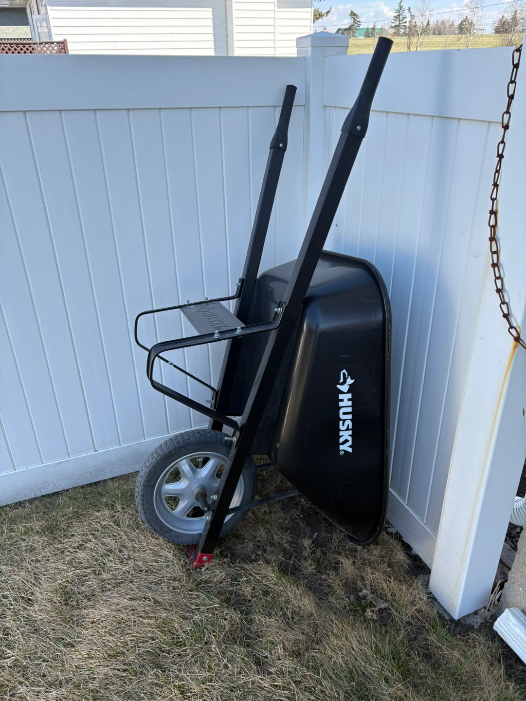Husky Black Wheelbarrow - photo 2
