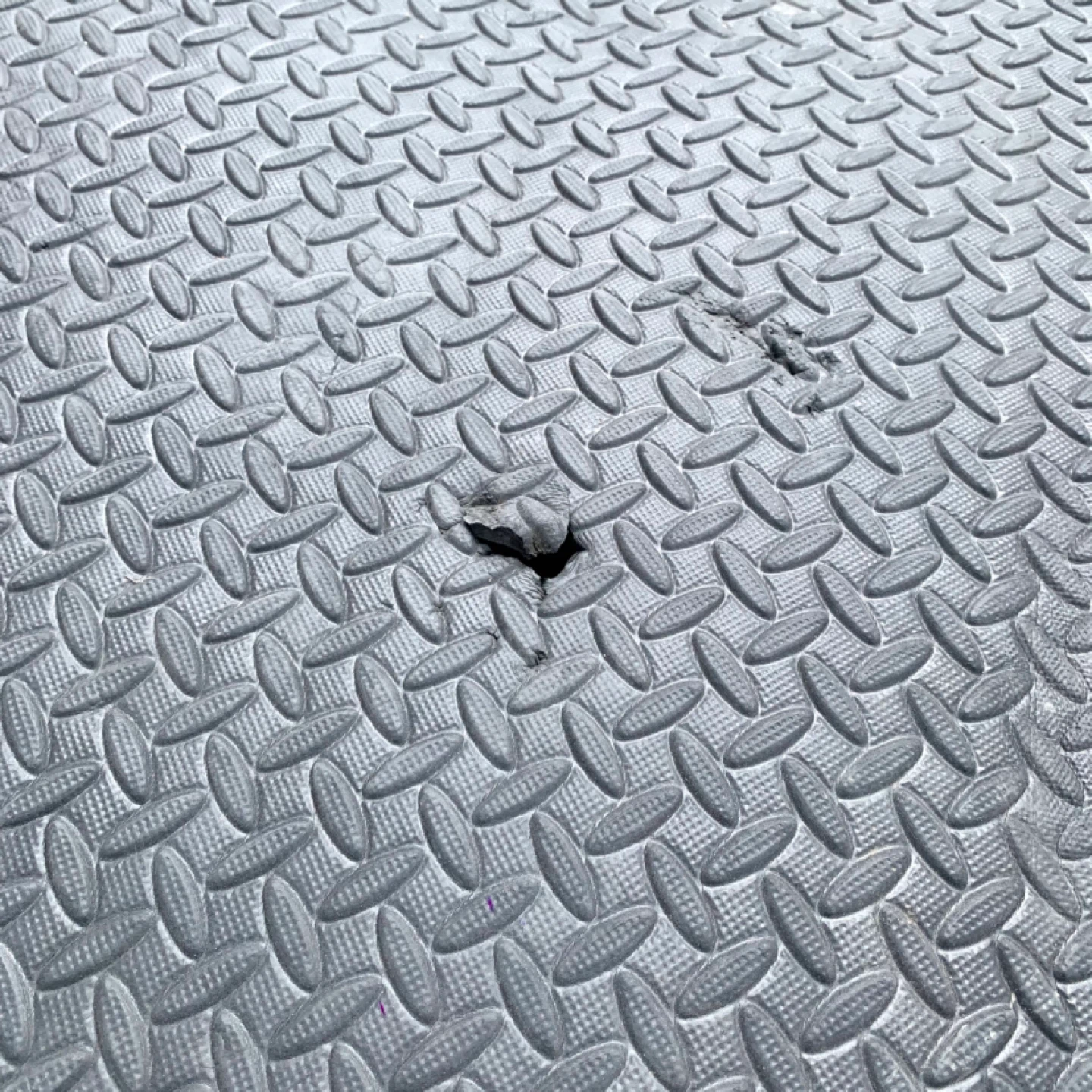 Floor Mats Rubber Mats Diamond Tread Garage Shop 3 Mats Set - photo 4