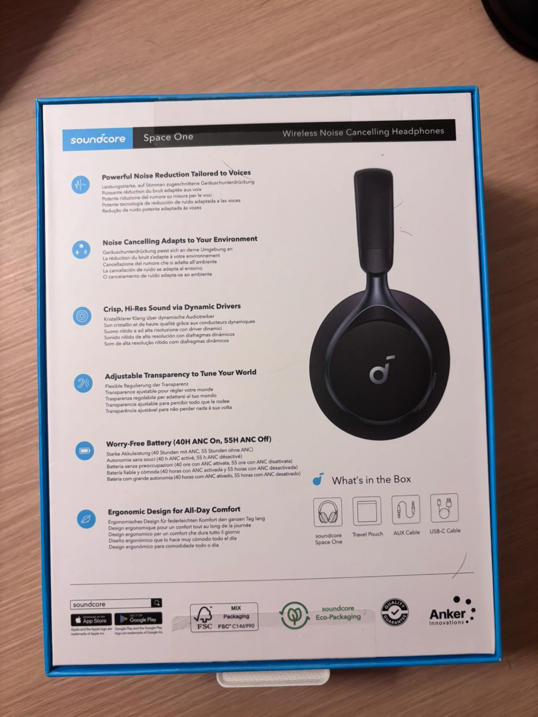 Soundcore Space One Wireless Noise Cancelling Headphones - $50 - photo 3