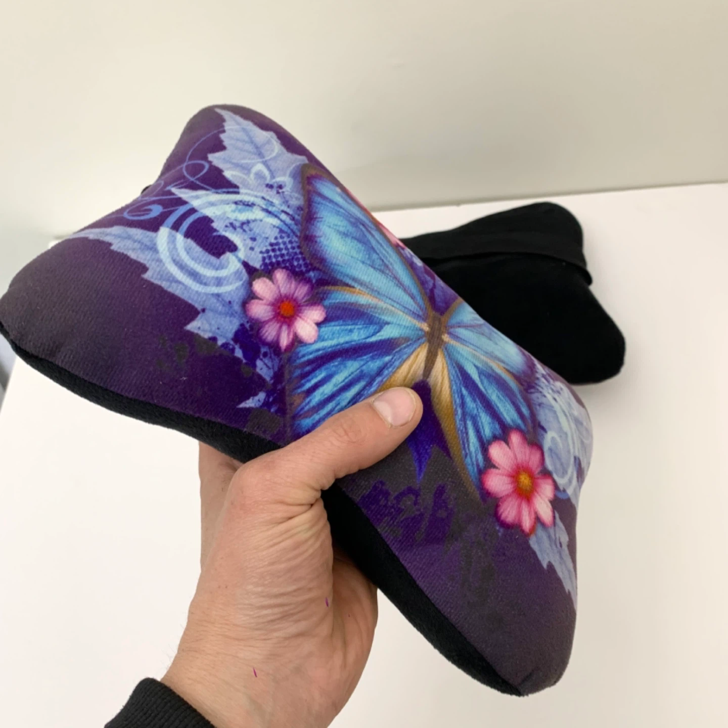 Car Seat Headrest Cushions Butterfly Floral Travel Pillows 2 - photo 5