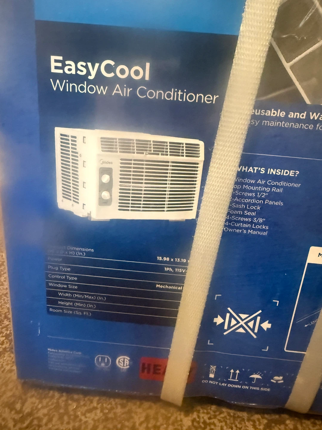 Midea EasyCool Window Air Conditioner MAW05M1BWT 5000 BTU - photo 2