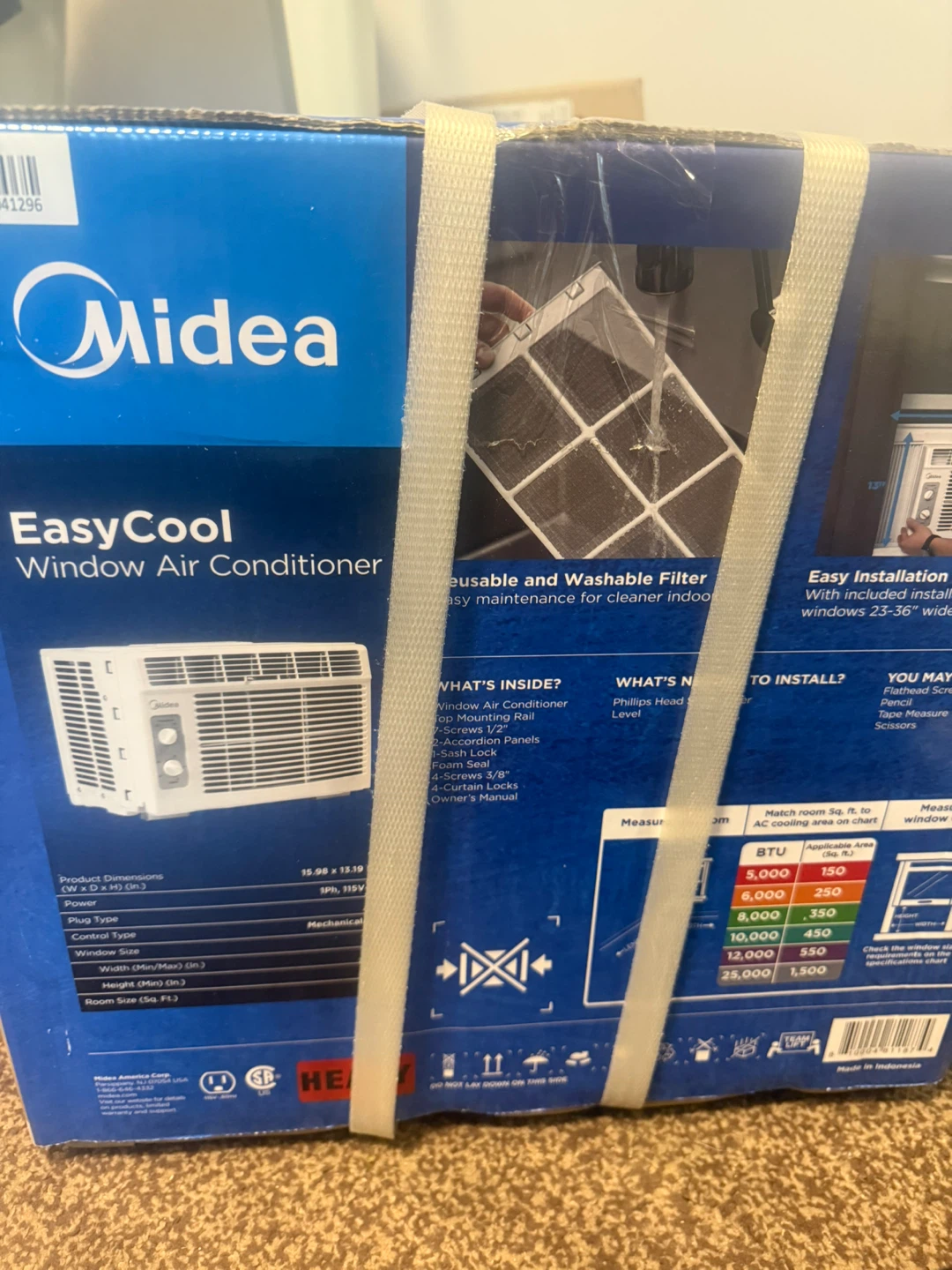 Midea EasyCool Window Air Conditioner MAW05M1BWT 5000 BTU - photo 3
