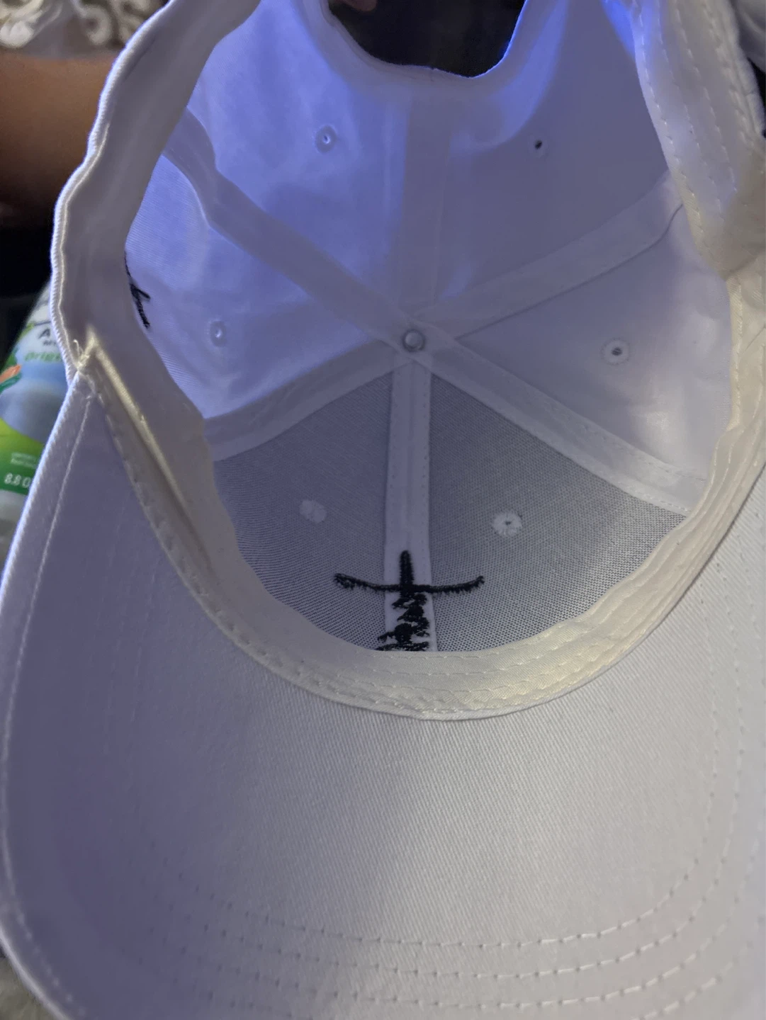 White "Faith" Baseball Cap - photo 3