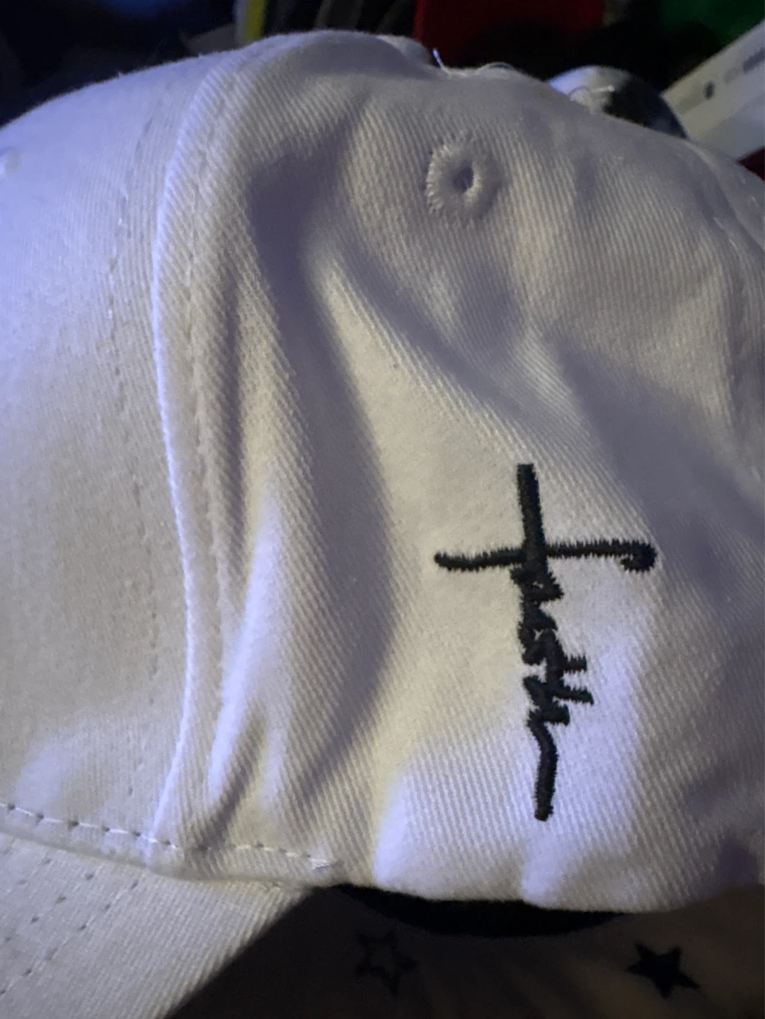White "Faith" Baseball Cap - photo 2
