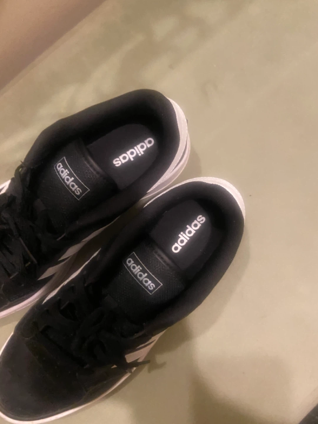 Adidas Black Sneakers size8 - photo 2