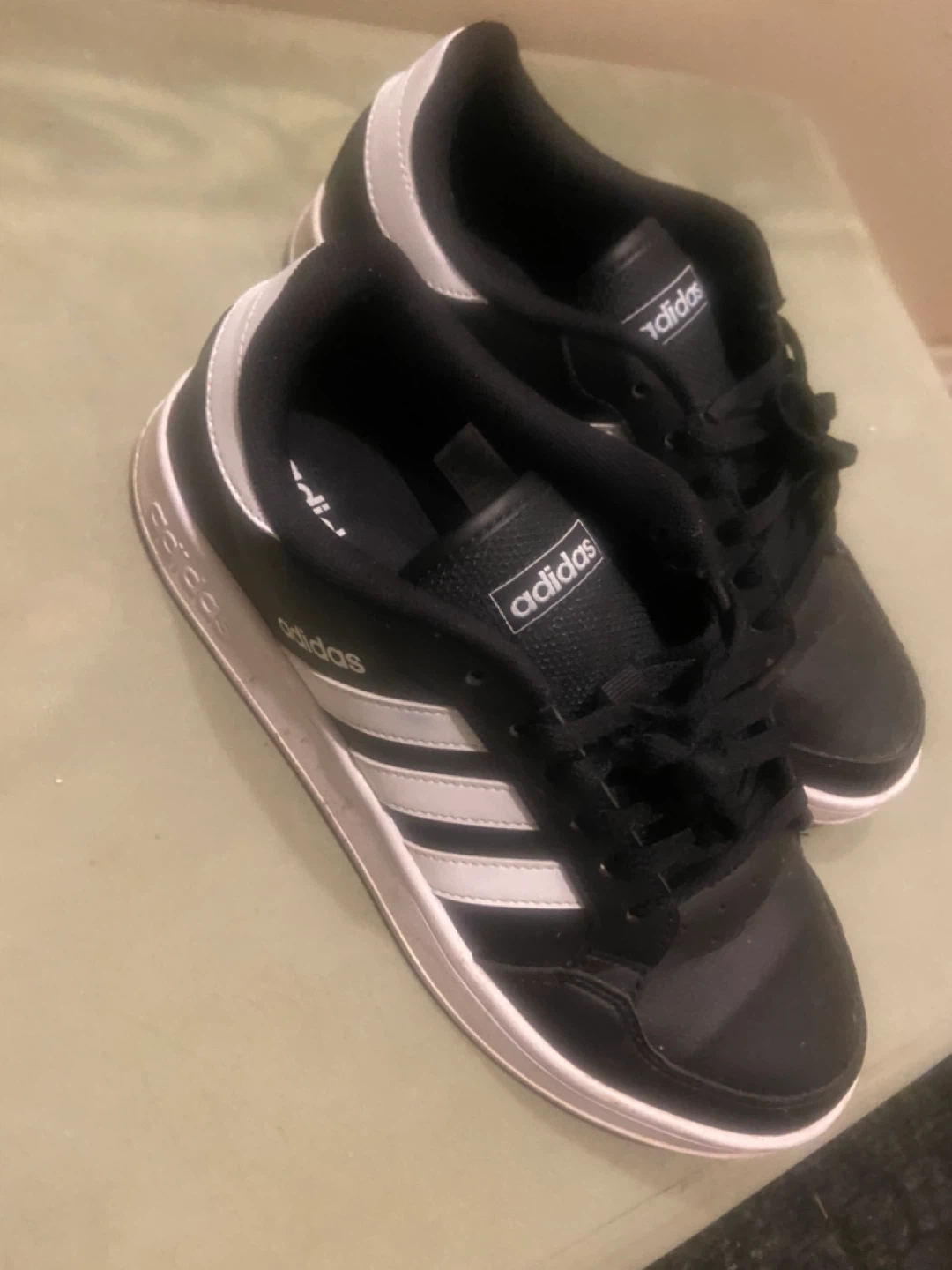 Adidas Black Sneakers size8 - photo 4