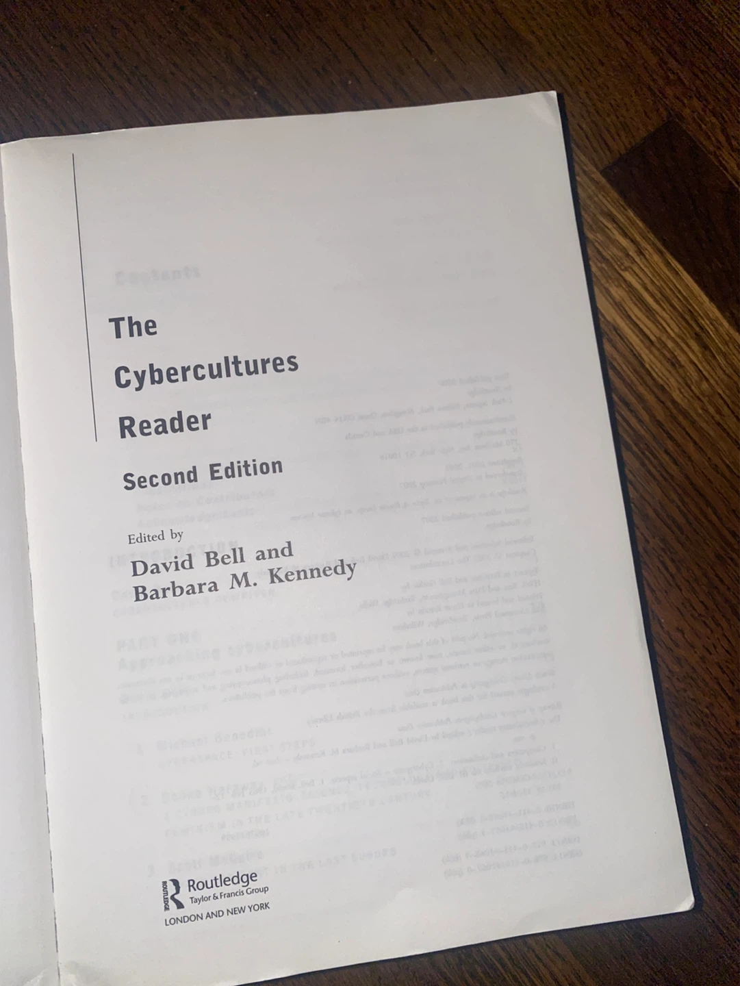 The Cybercultures Reader, Second Edition - photo 3