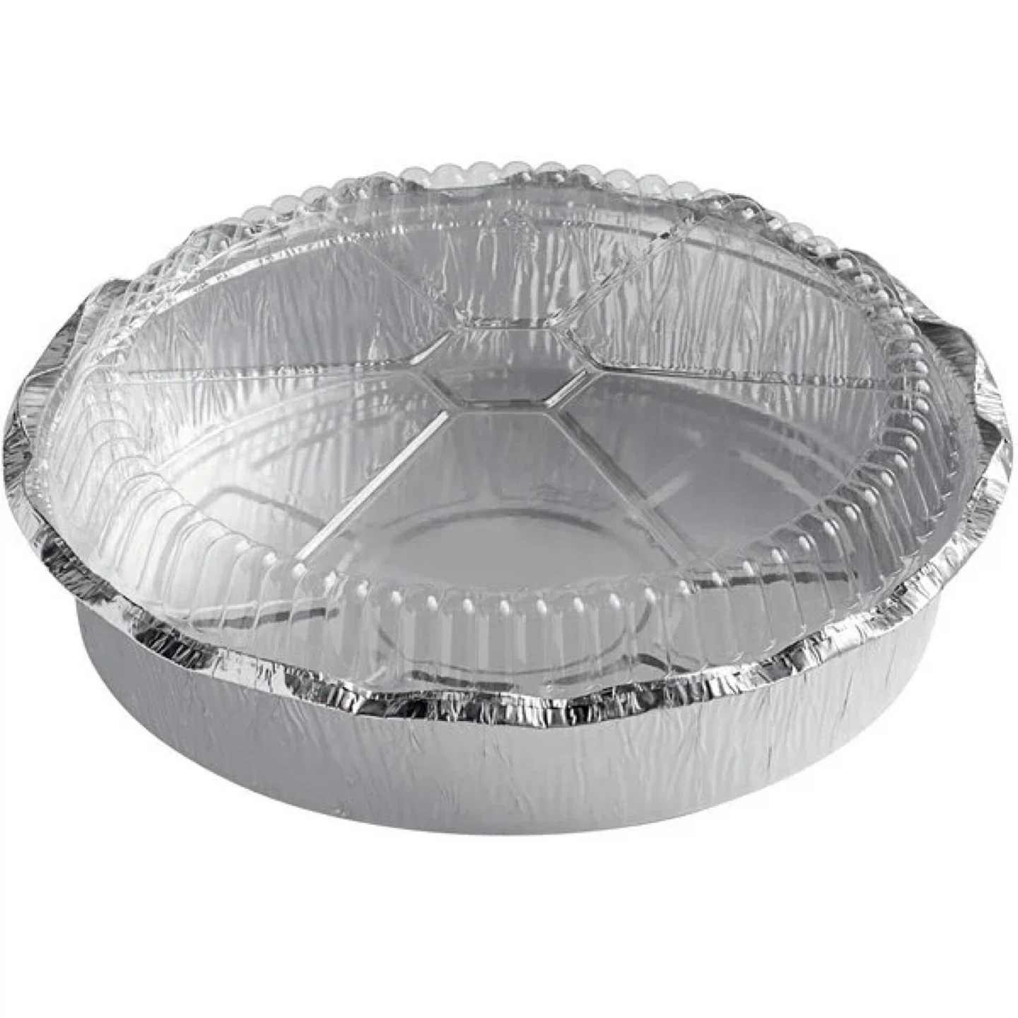 500 Aluminum 9" Round Pans with Plastic Dome Lids