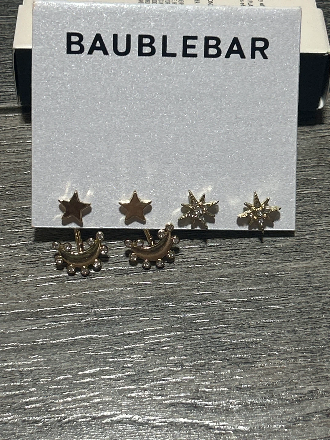BaubleBar Celestial Earring Set - Gold