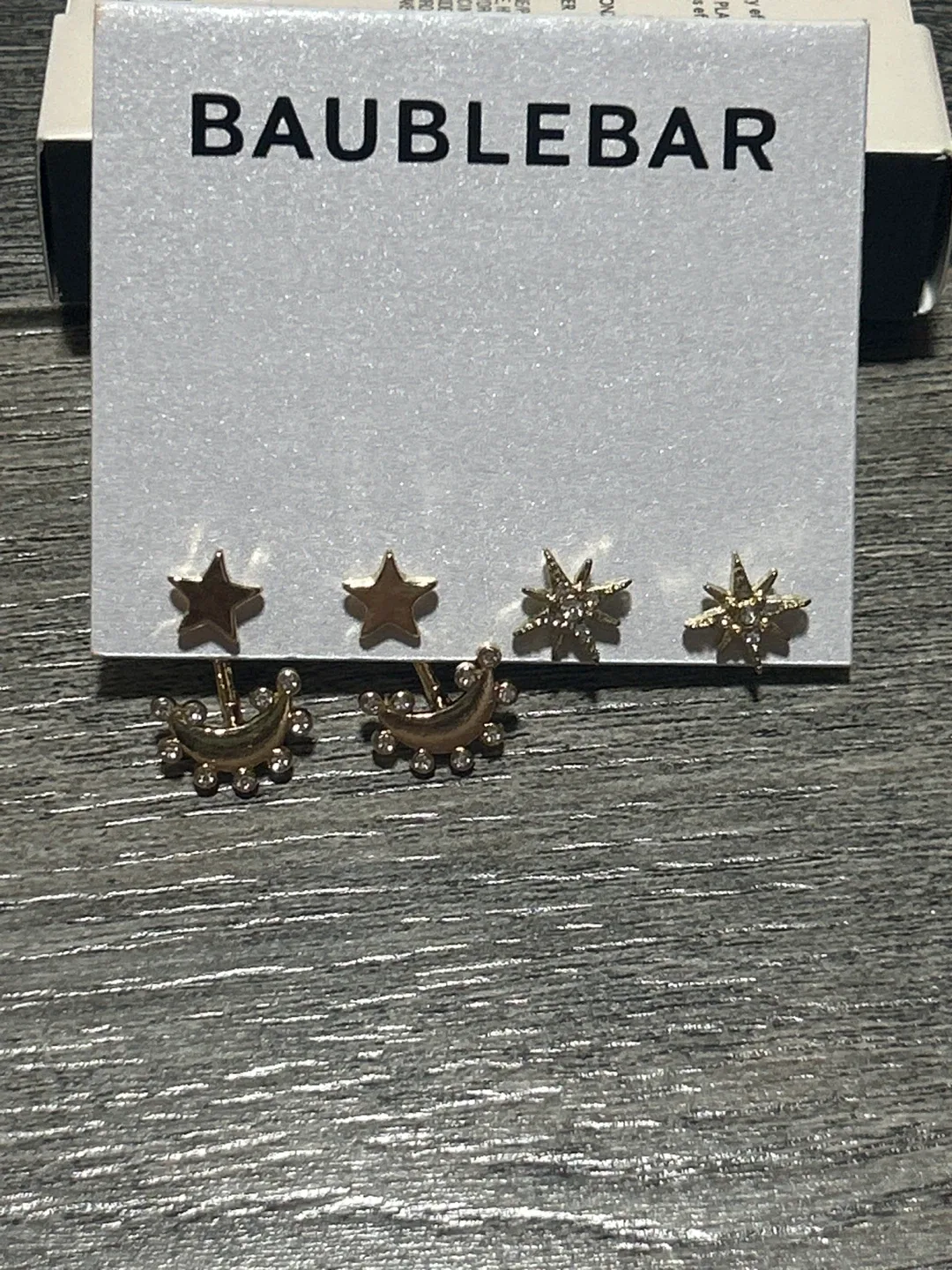 BaubleBar Celestial Earring Set - Gold
